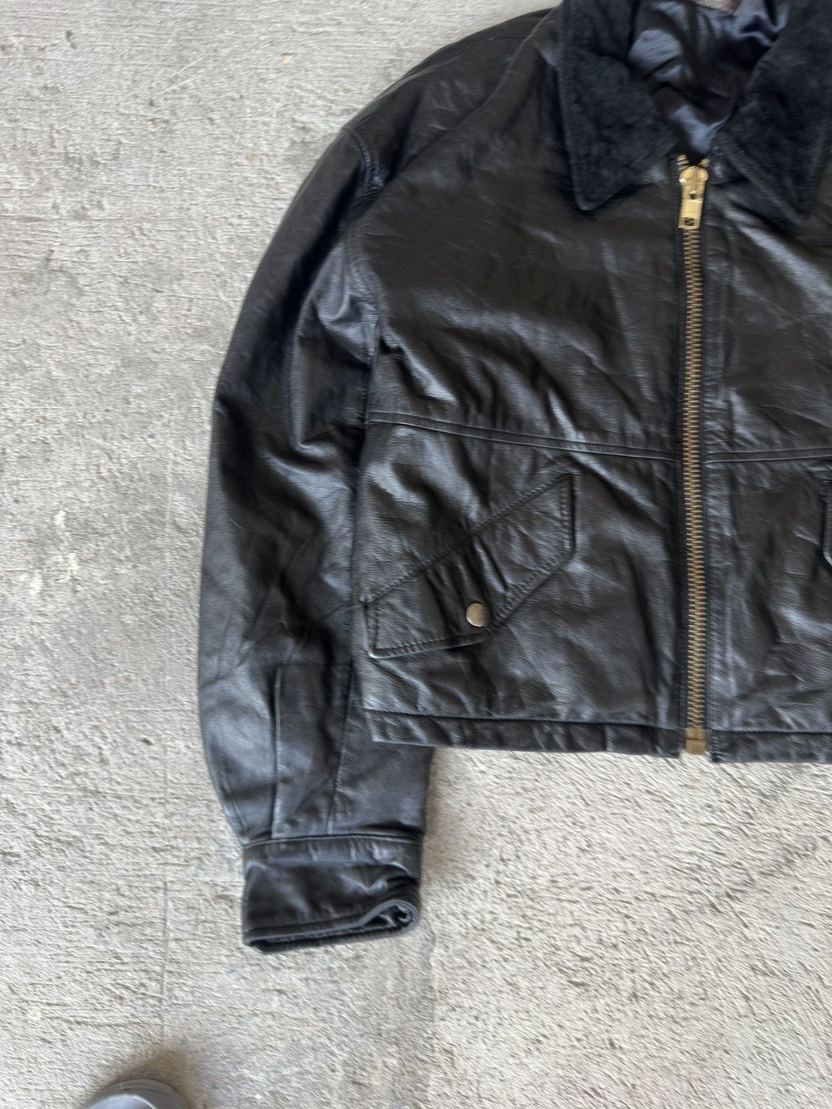 Kansai Yamamoto Vintage Kansai Yamamoto Leather Jacket Size US XS / EU 42 / 0 - 5 Thumbnail
