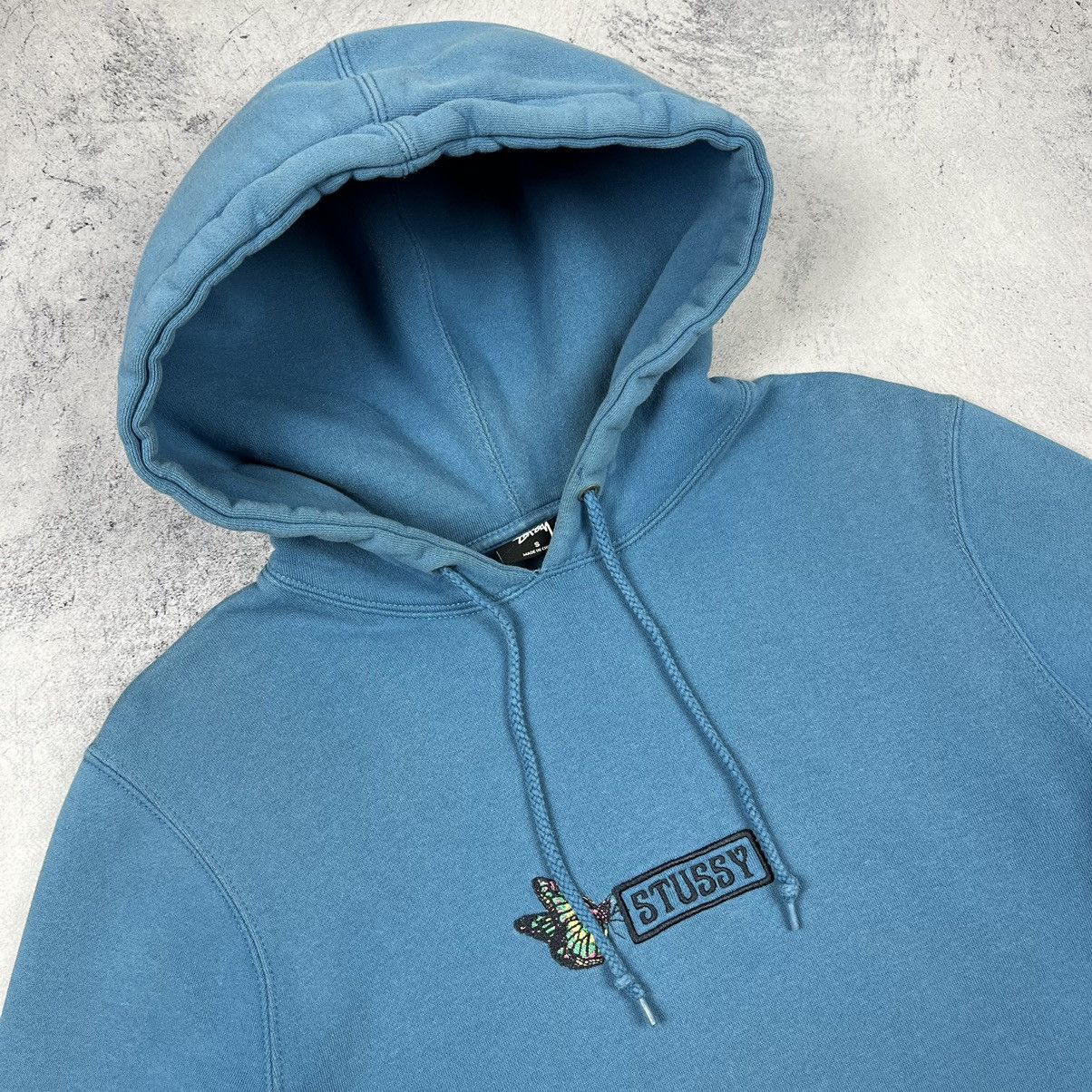 Stussy Vintage Stussy butterfly embroidered logo hoodie 00’s Size US S / EU 44-46 / 1 - 3 Thumbnail