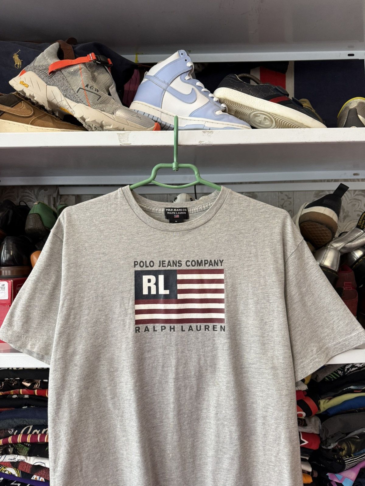 Ralph Lauren Vintage Polo Jeans Co Ralph Lauren T Shirt USA Flag Y2K Size US M / EU 48-50 / 2 - 14 Thumbnail