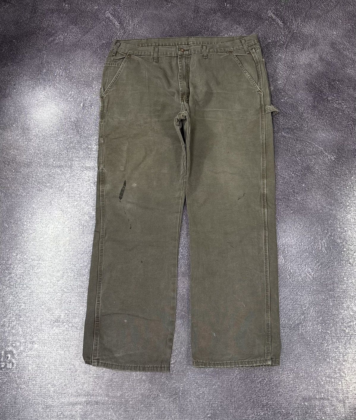 Dickies Vintage Dickies USA Olive Skate Y2K Hype Baggy Pants Jeans Size US 40 / EU 56 - 2 Thumbnail
