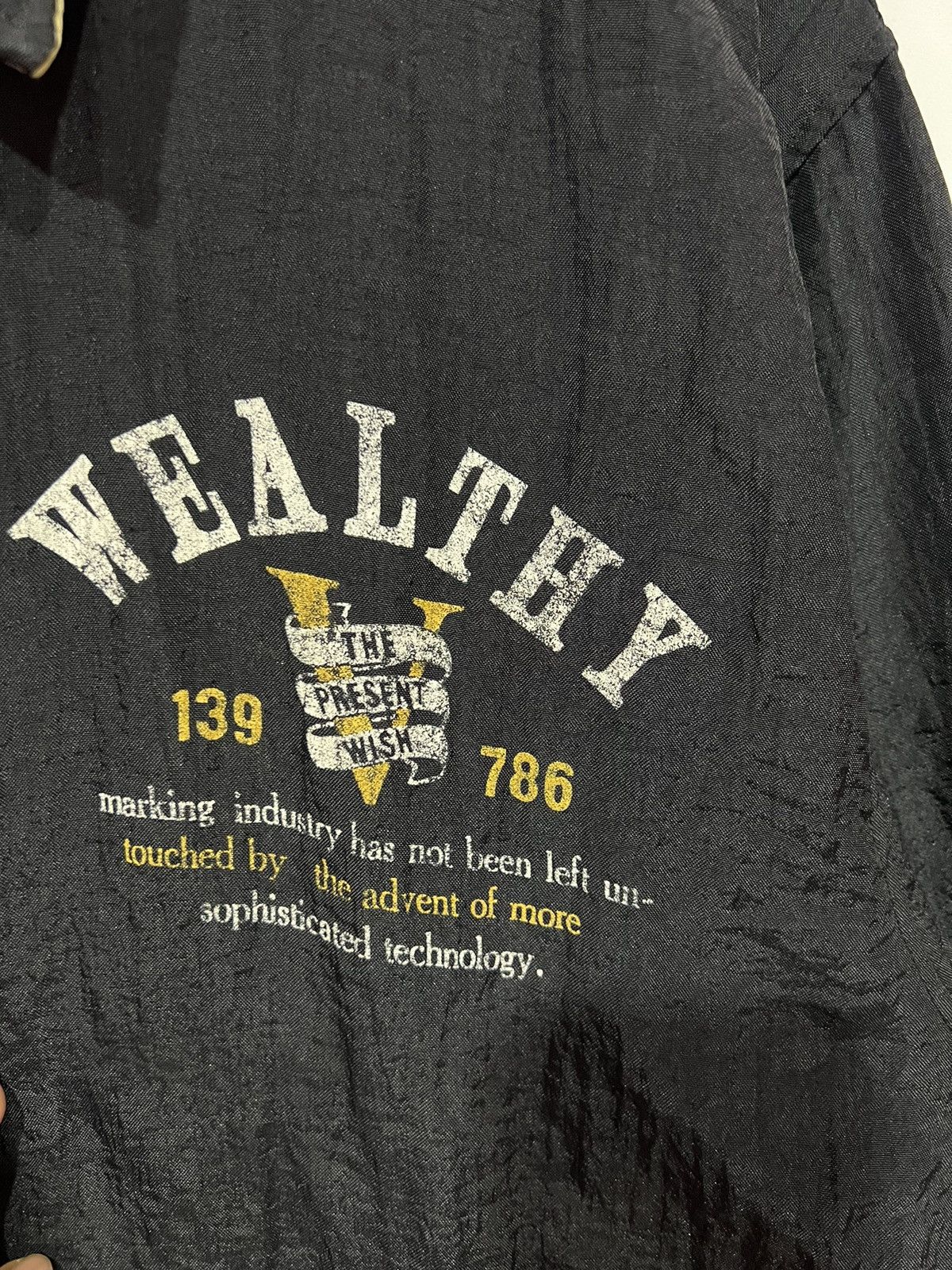 Other 🔥 50's WEALTHY THE PRESENT WISH 139 786 NYLON COACH JACKET Size US M / EU 48-50 / 2 - 6 Thumbnail