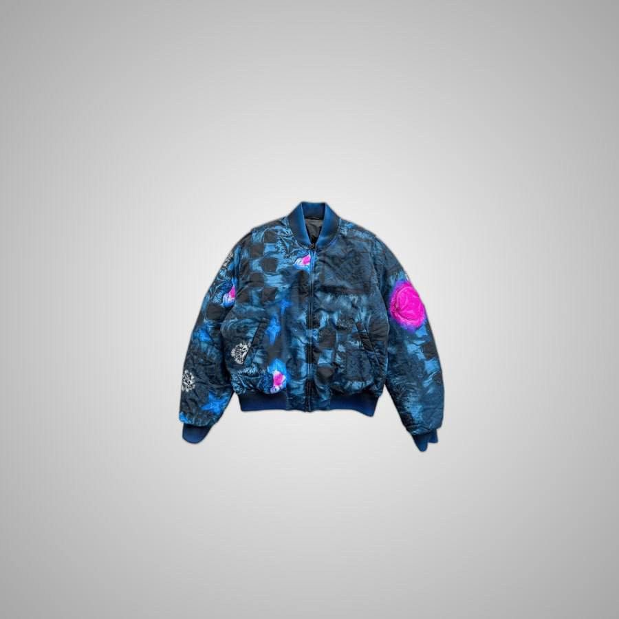 Louis Vuitton LOUIS VUITTON BLUE DAMIER SALT BOMBER JACKET Size US L / EU 52-54 / 3 - 1 Thumbnail
