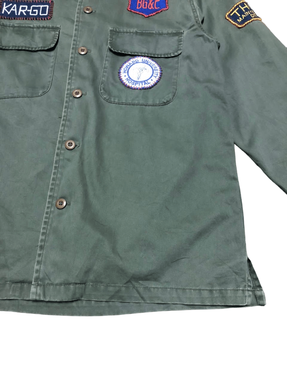 Vintage Vtg Union Outfitter C-46 Button Down Shirt Custom Patch Size US M / EU 48-50 / 2 - 12 Thumbnail