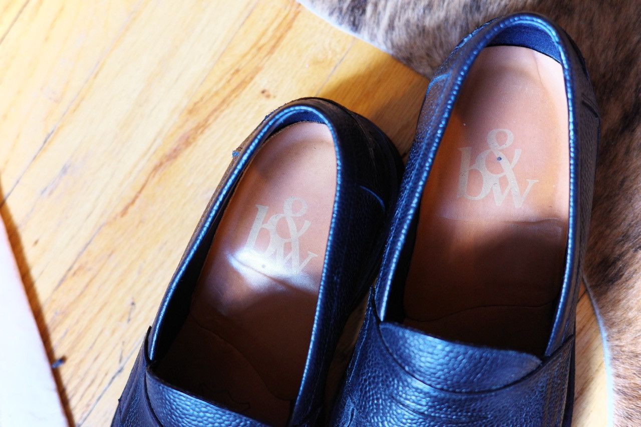 Blackstock & Weber Ellis Penny Loafer, Onyx, Lug Sole Size US 9 / EU 42 - 6 Thumbnail