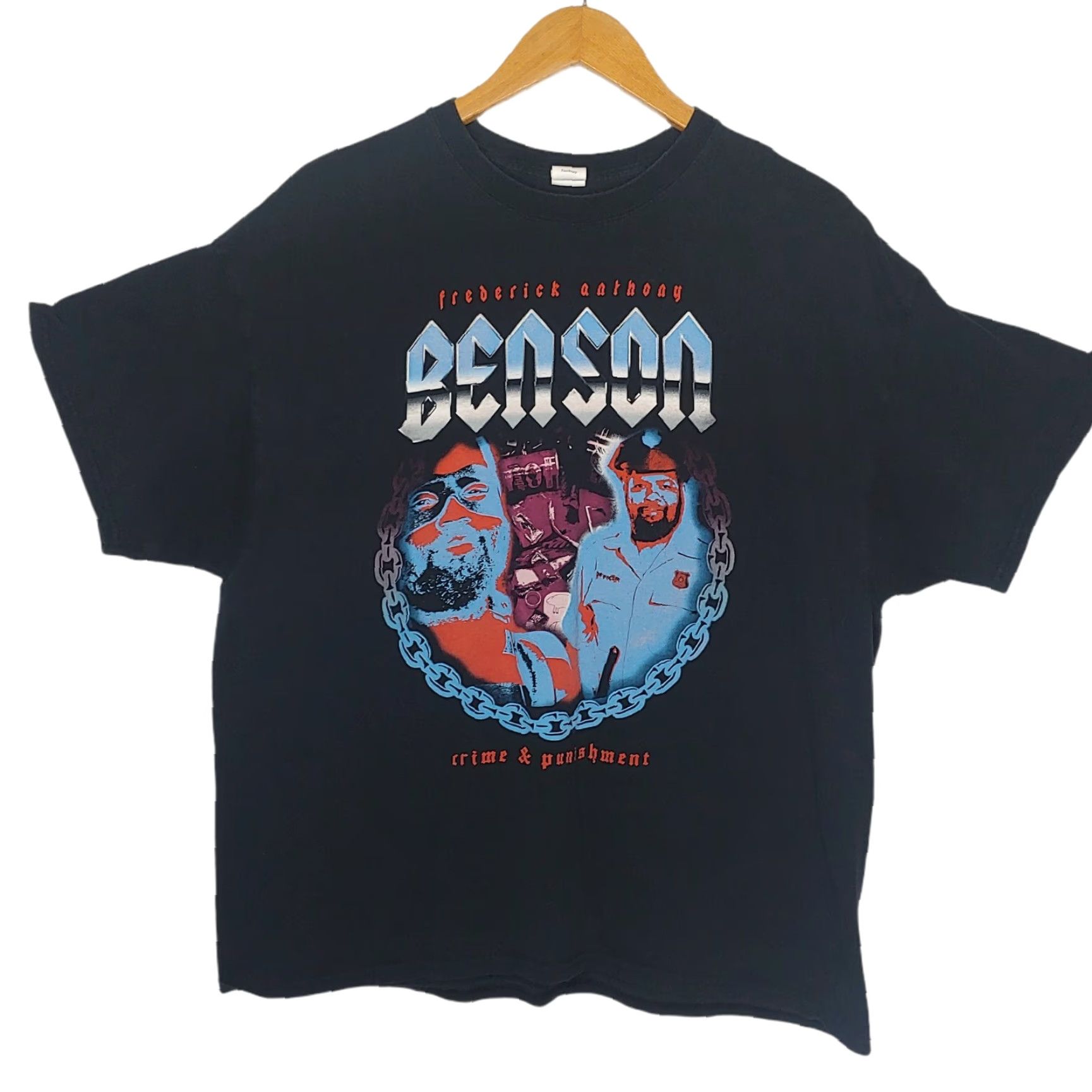 Gildan Frederick Anthony Benson T Shirt 2XL Crime And Punishment Tour 2018 Black Size US XXL / EU 58 / 5 - 2 Thumbnail