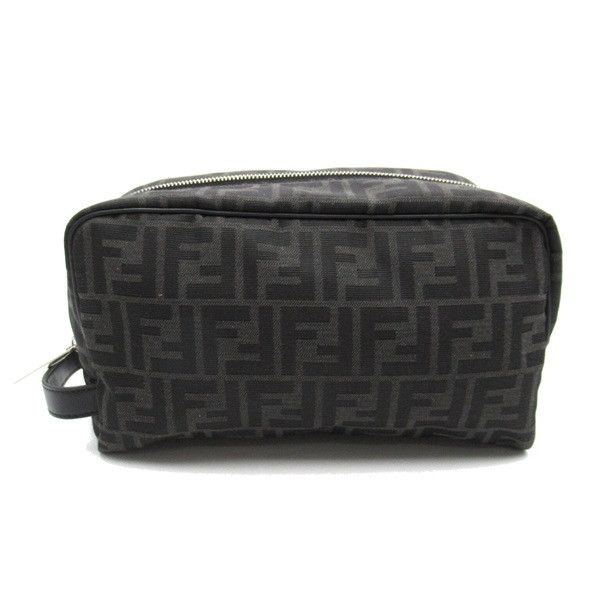 image of Fendi Ff Toiletry Case in Black, Women's