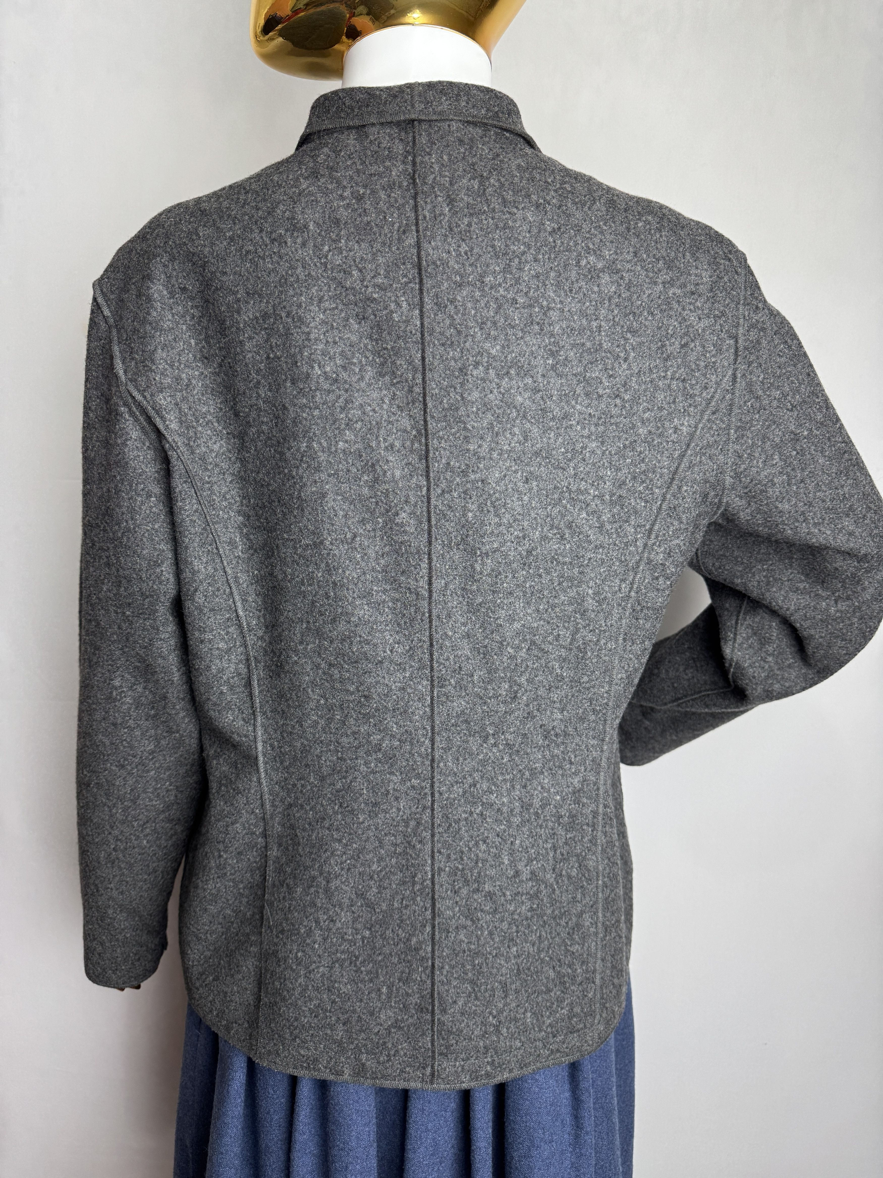 Aigner × Designer × Etienne Aigner AIGNER women’s wool jacket Size L / US 10 / IT 46 - 4 Thumbnail