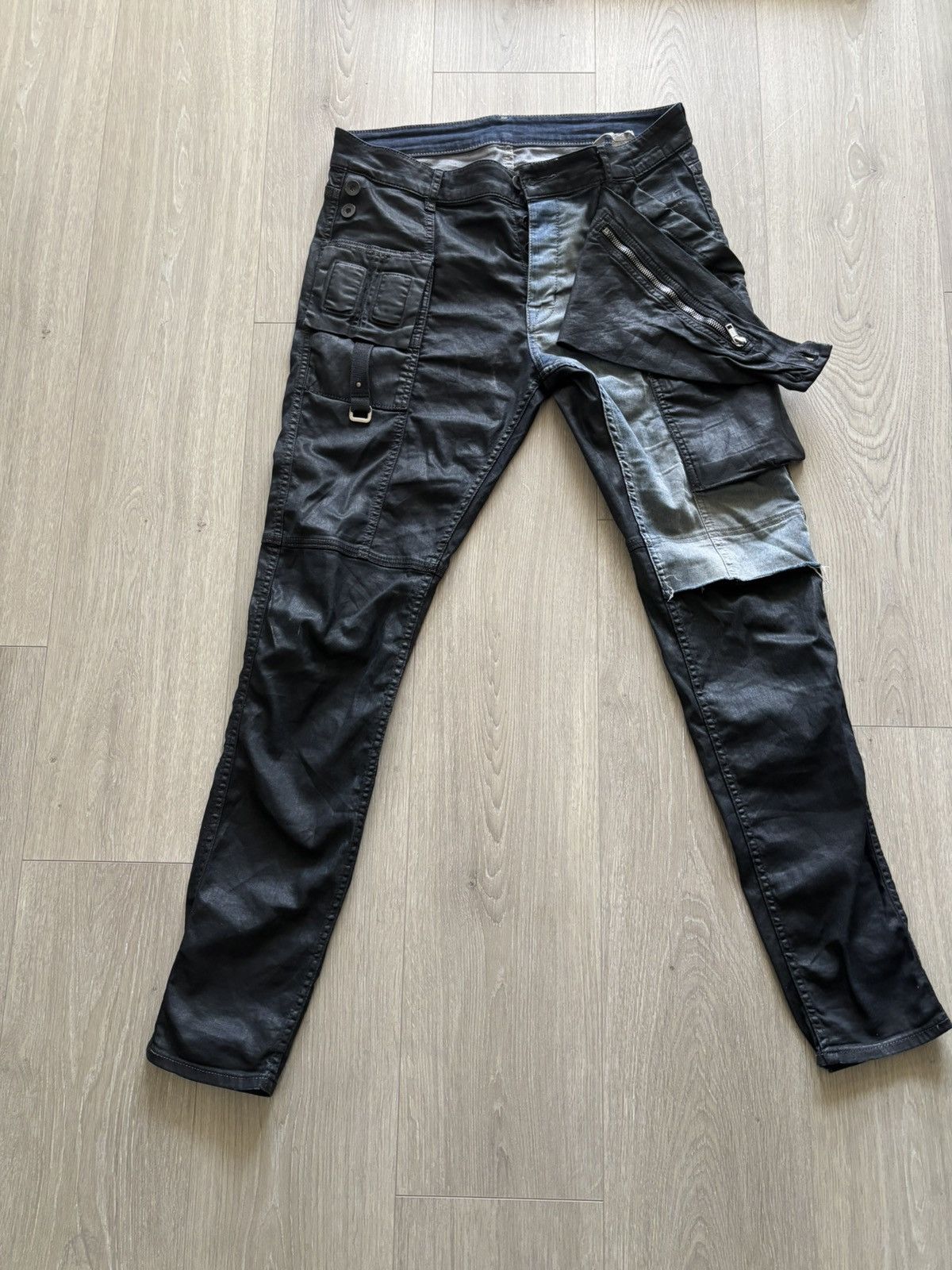 パンツ Rickowens archive waxed denim coati パンツ Rickowens archive waxed denim coati Rickowens archive
