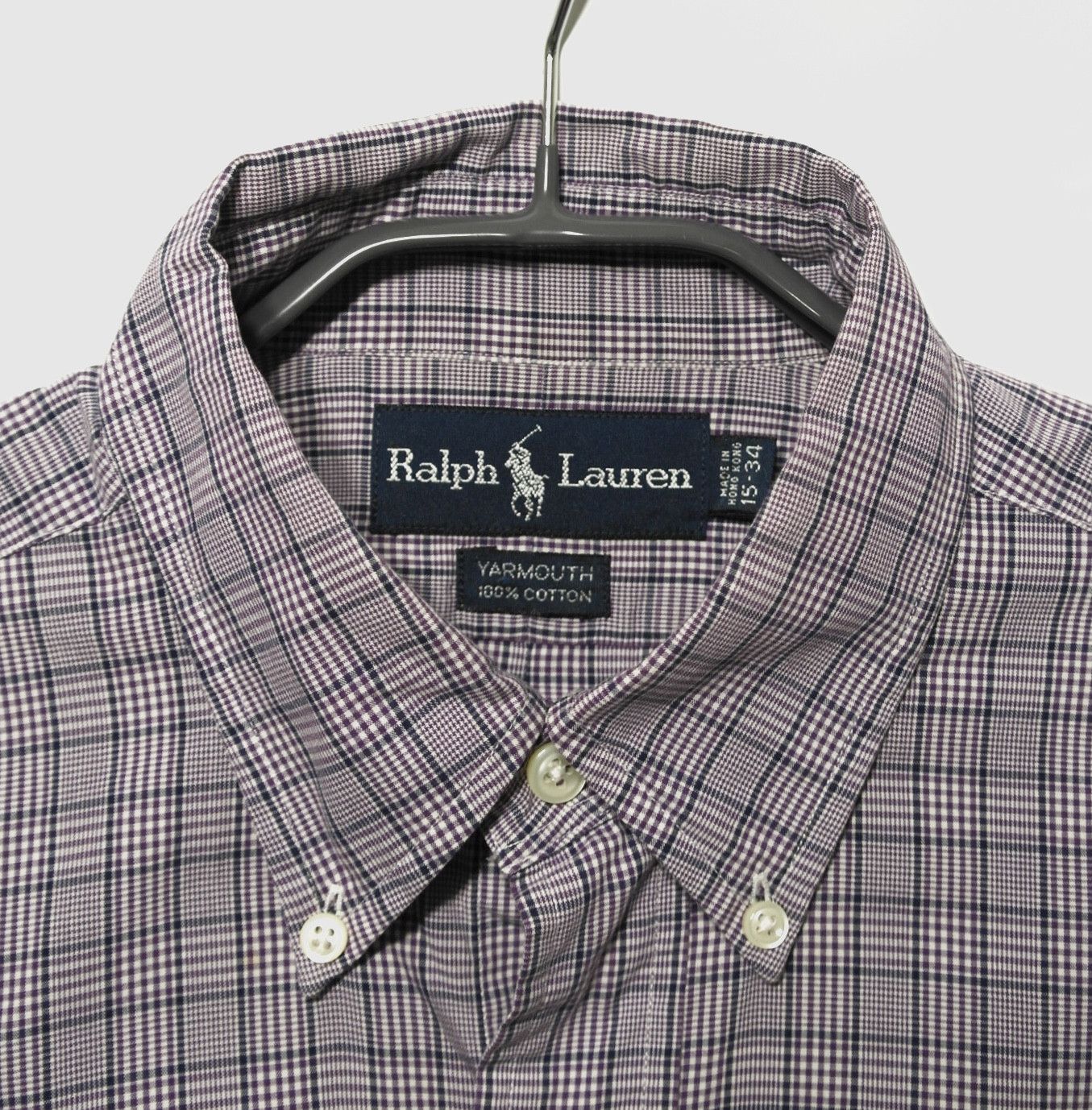 Polo Ralph Lauren Polo Ralph Lauren Yarmouth Mens Plaid Shirt Sz L Size US L / EU 52-54 / 3 - 4 Thumbnail