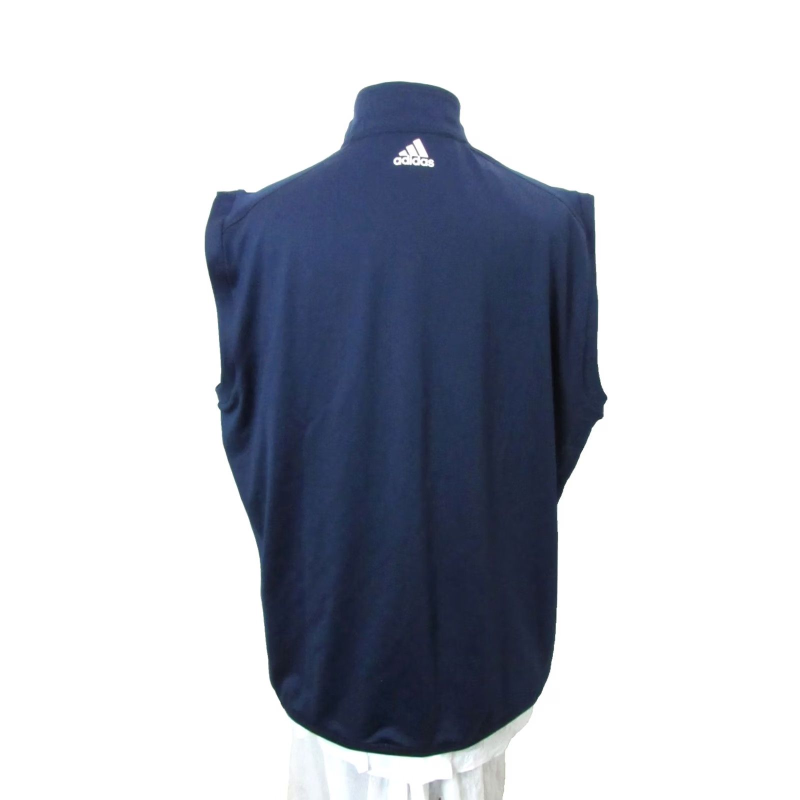 Adidas Adidas Golf Vest Men XL Navy 1/4 Zip Sleeveless Pullover Logo Golfer Size US XL / EU 56 / 4 - 5 Thumbnail