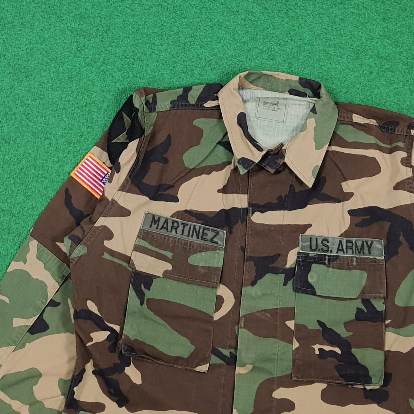 Vintage Vintage U.S Army Woodland Camouflage Camo Jacket C305N19 Size US L / EU 52-54 / 3 - 2 Thumbnail