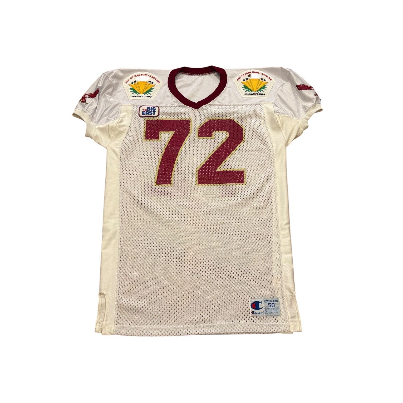 Champion Vintage Champion Boston College #72 1993 Hall of Fame Bowl T Size US XXL / EU 58 / 5 - 1 Thumbnail