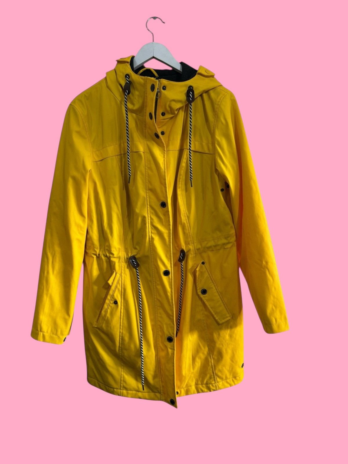 Tom Tailor Yellow Utility Parka Tom Tailor raincoat jacket M Size M / US 6-8 / IT 42-44 - 8 Thumbnail