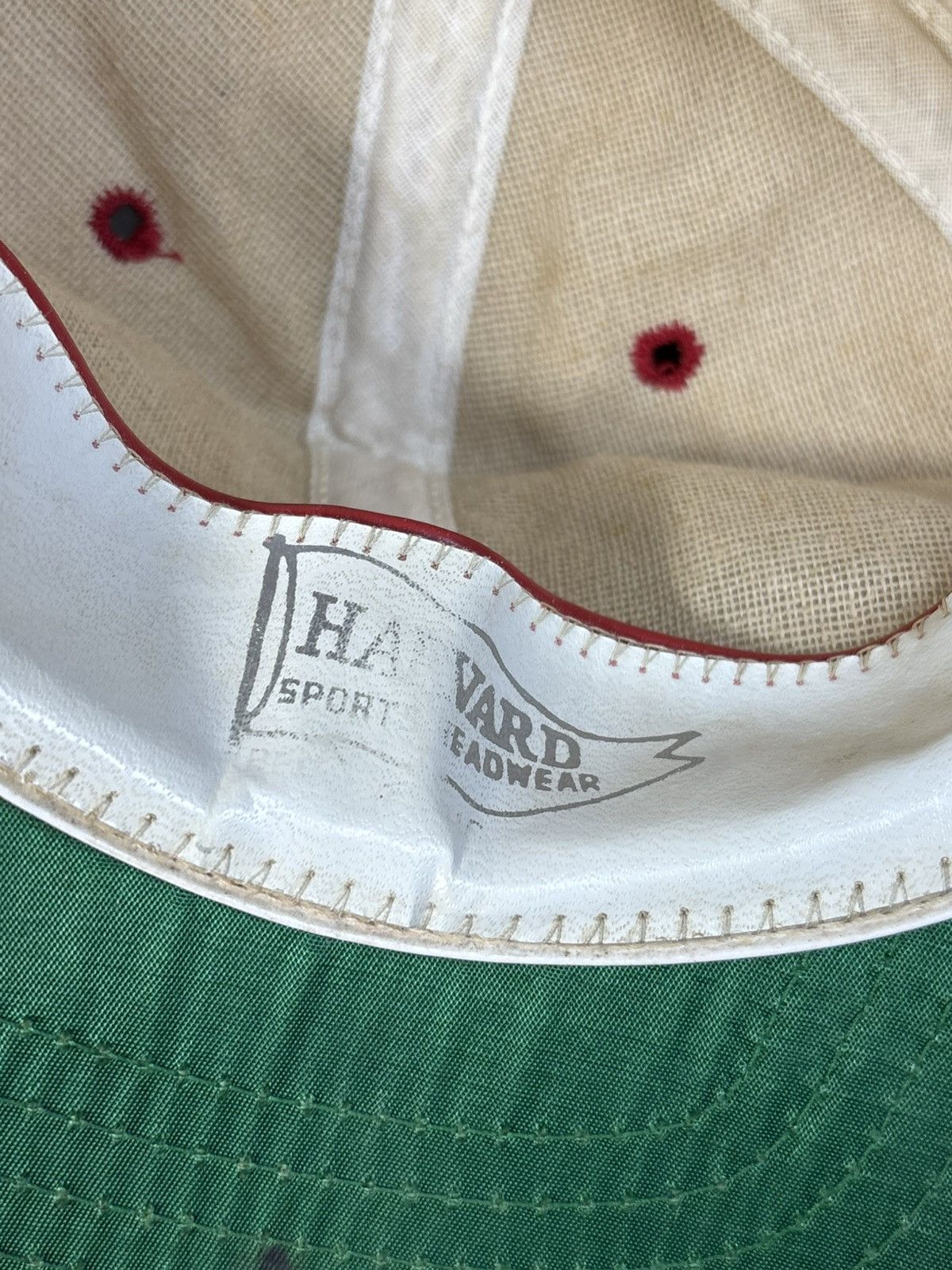 Other VTG 70s/80s Harvard Sports Headwear Hat I Leather Strap Sz 7 Size ONE SIZE - 7 Thumbnail