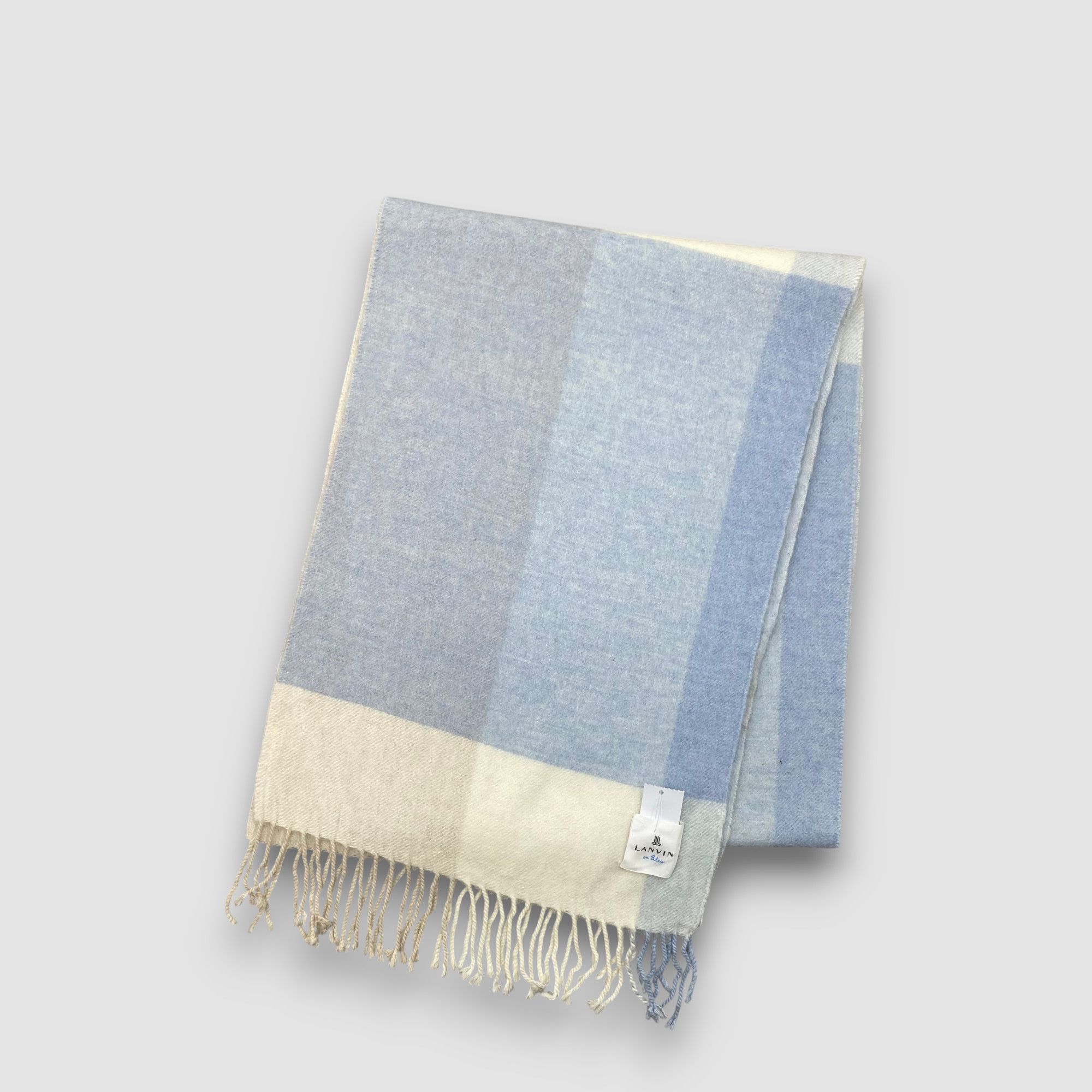 Vintage Lanvin Scarf Muffler Wool Cashmere Winter Scarves