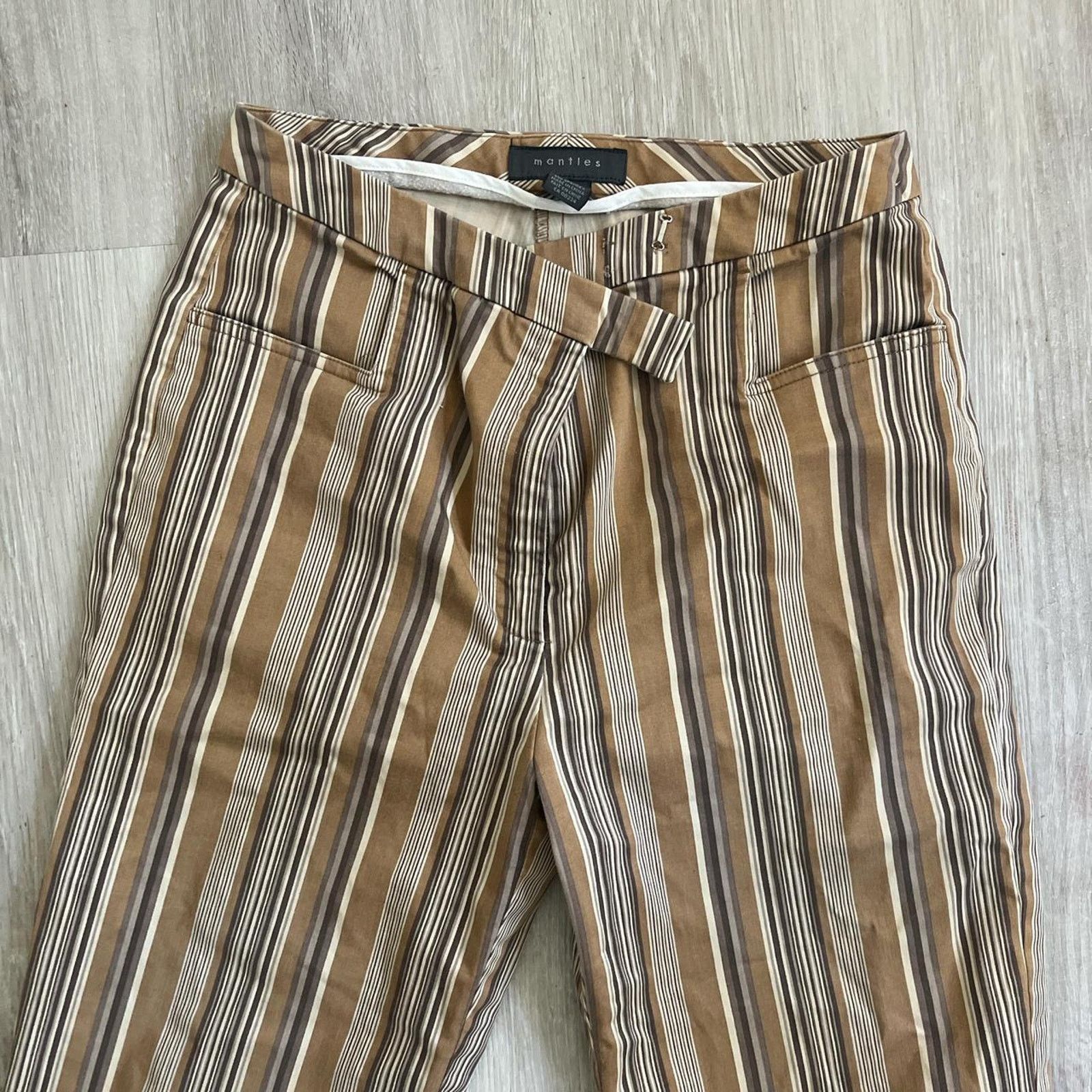 MAN-TLE Stripped capri pants size 8 Size 30" / US 8 / IT 44 - 5 Thumbnail