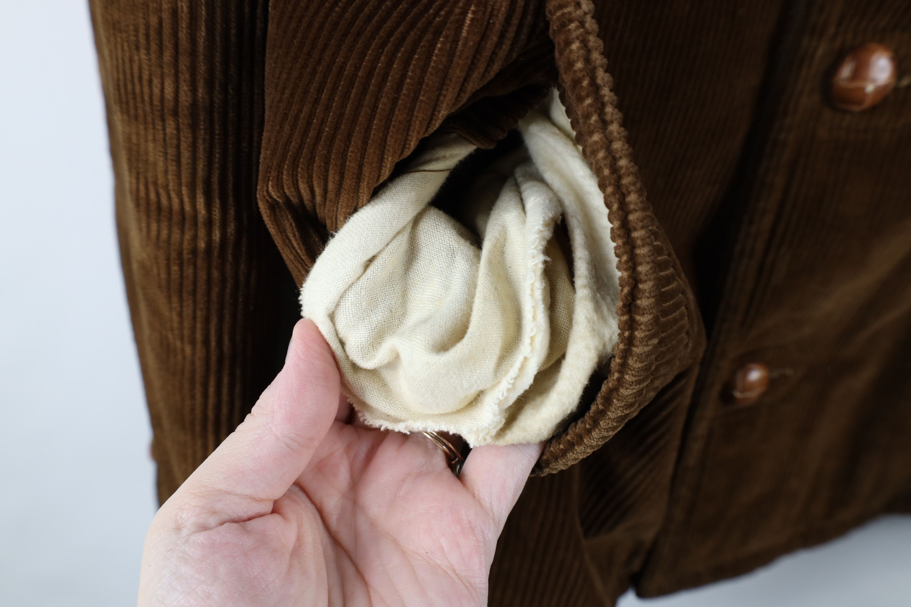 Vintage Vintage 60s 70s Streetwear Fleece Lined Corduroy Jacket USA Size US L / EU 52-54 / 3 - 8 Thumbnail