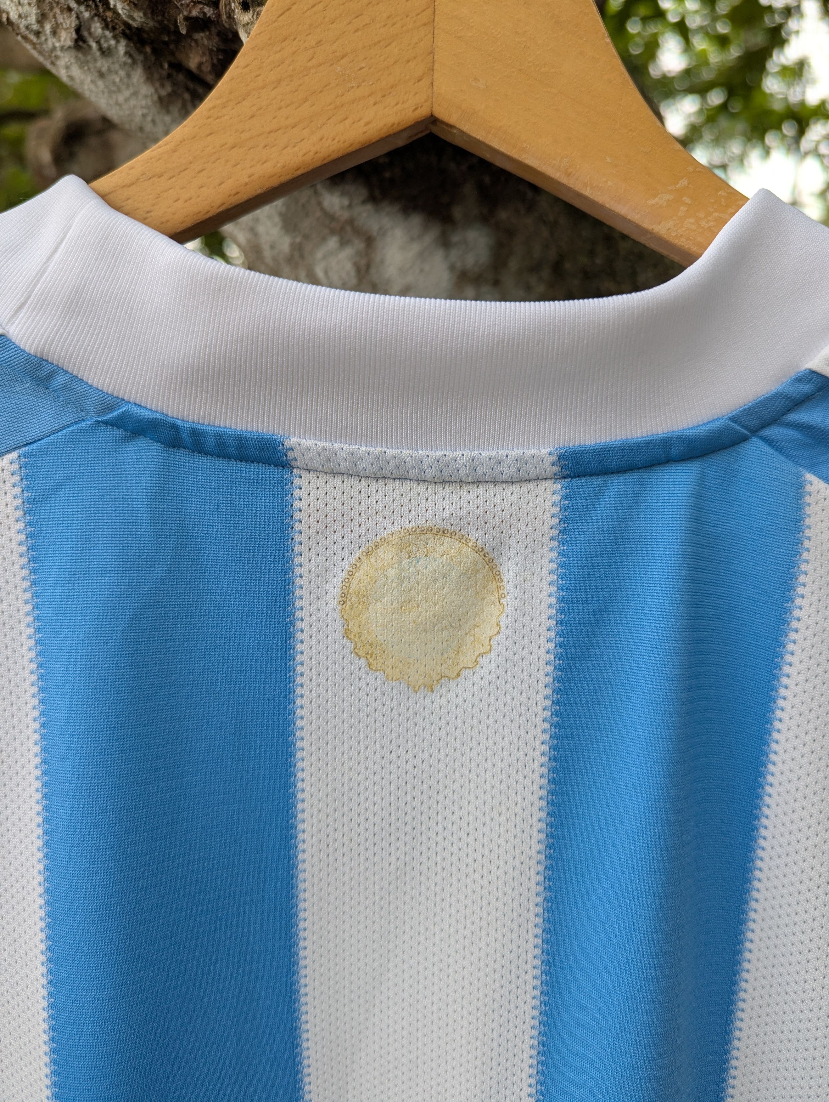Adidas Adidas Argentina 2010-2011 Home Football Jersey Size US L / EU 52-54 / 3 - 9 Thumbnail