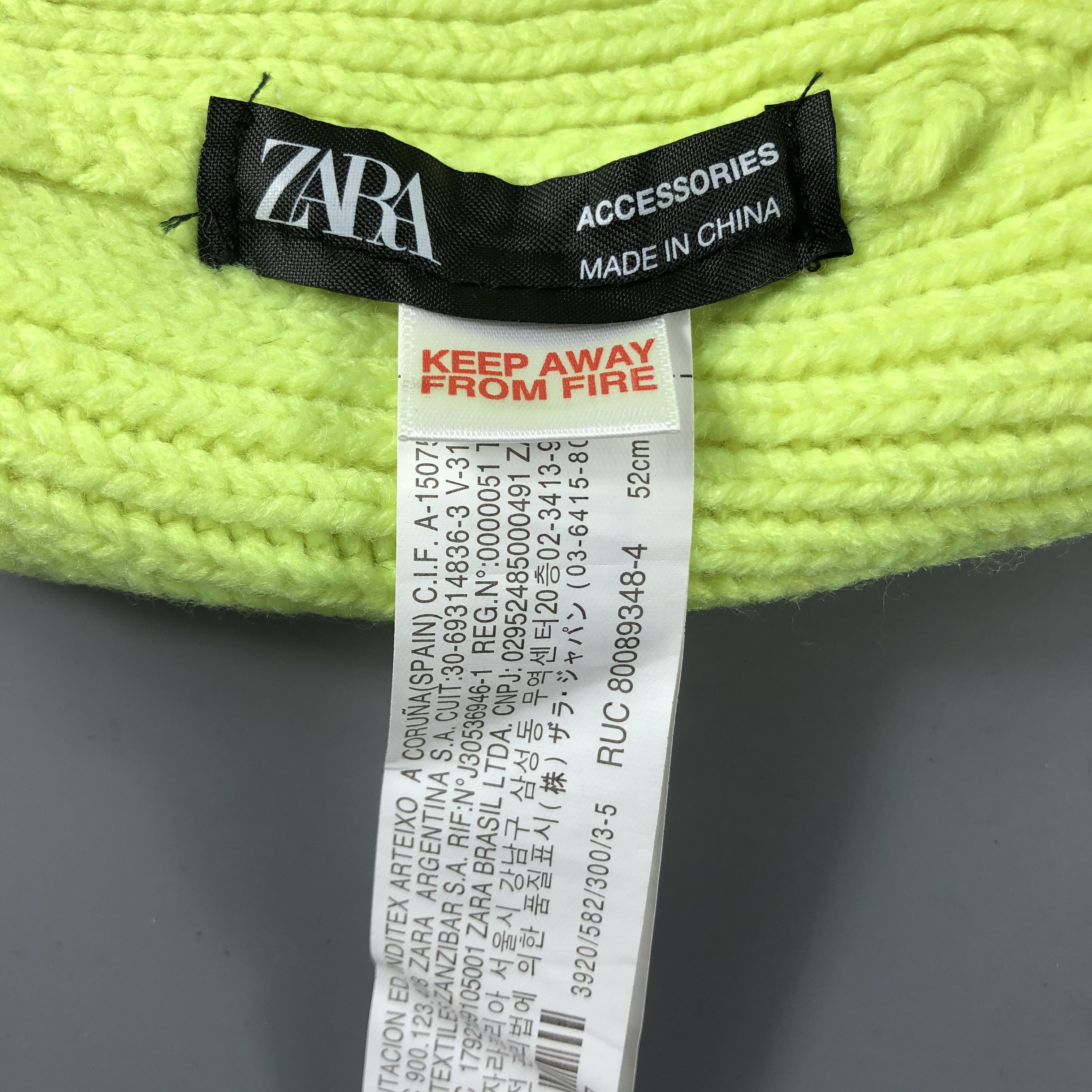 Zara Zara Ribbed Beanie Snow Hat Snow Cap -D736 Size ONE SIZE - 5 Thumbnail