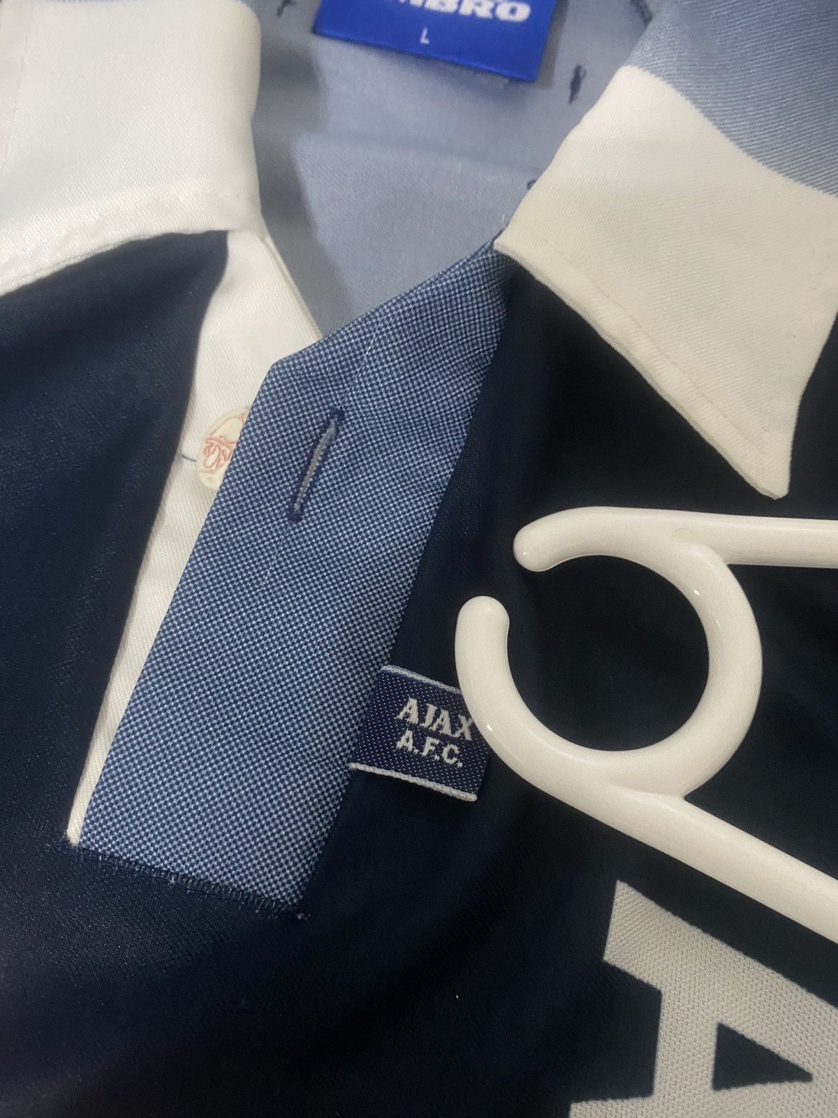 Umbro × Vintage Umbro Ajax 1997/1998 Vintage Soccer Jersey Jersey (Rare) Size US L / EU 52-54 / 3 - 7 Thumbnail