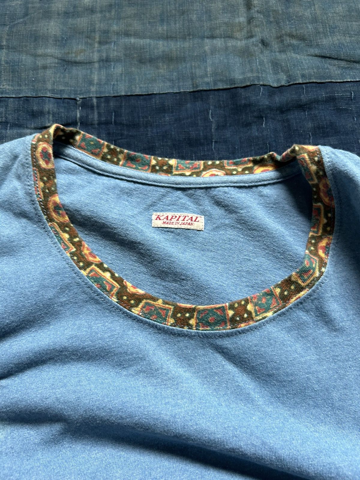 Kapital × Kapital Kountry Kapital hippie smiley long sleeve tshirt Size US M / EU 48-50 / 2 - 7 Thumbnail