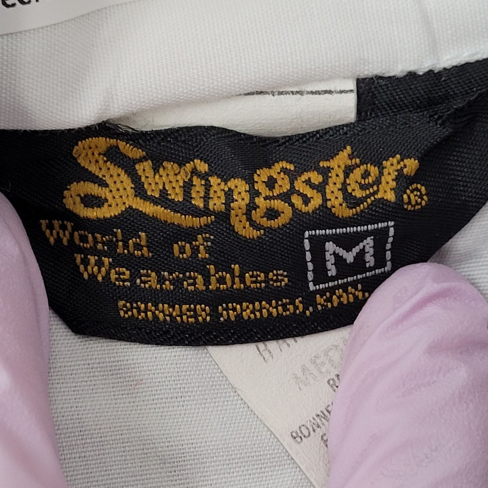 Swingster VTG 80s Swingster Harvestore Jacket Medium 23x25 Baggy White Size US M / EU 48-50 / 2 - 8 Thumbnail