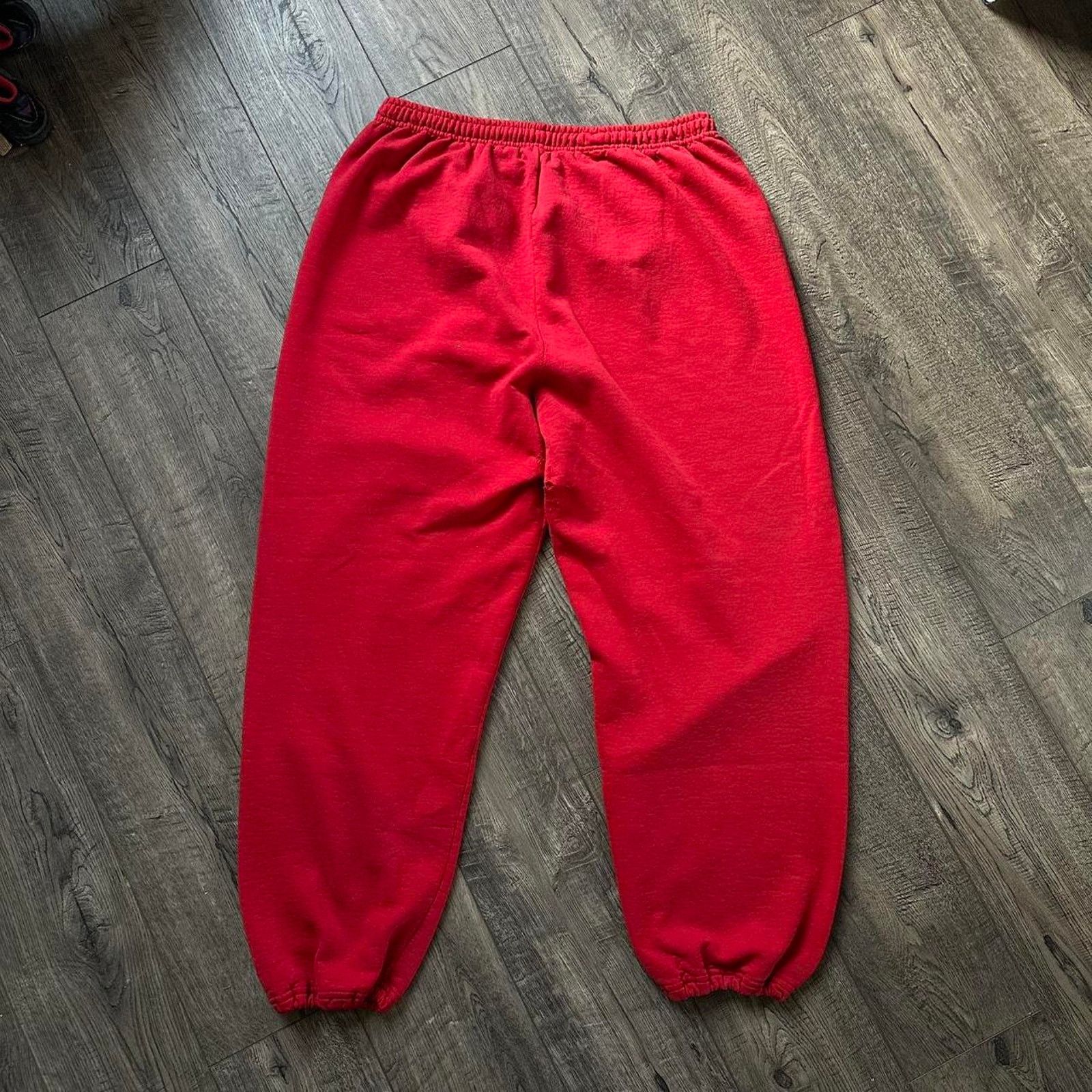 Vintage Vintage 80s Cotton Red Monterey California Sporty Sweatpants Size US 34 / EU 50 - 3 Thumbnail