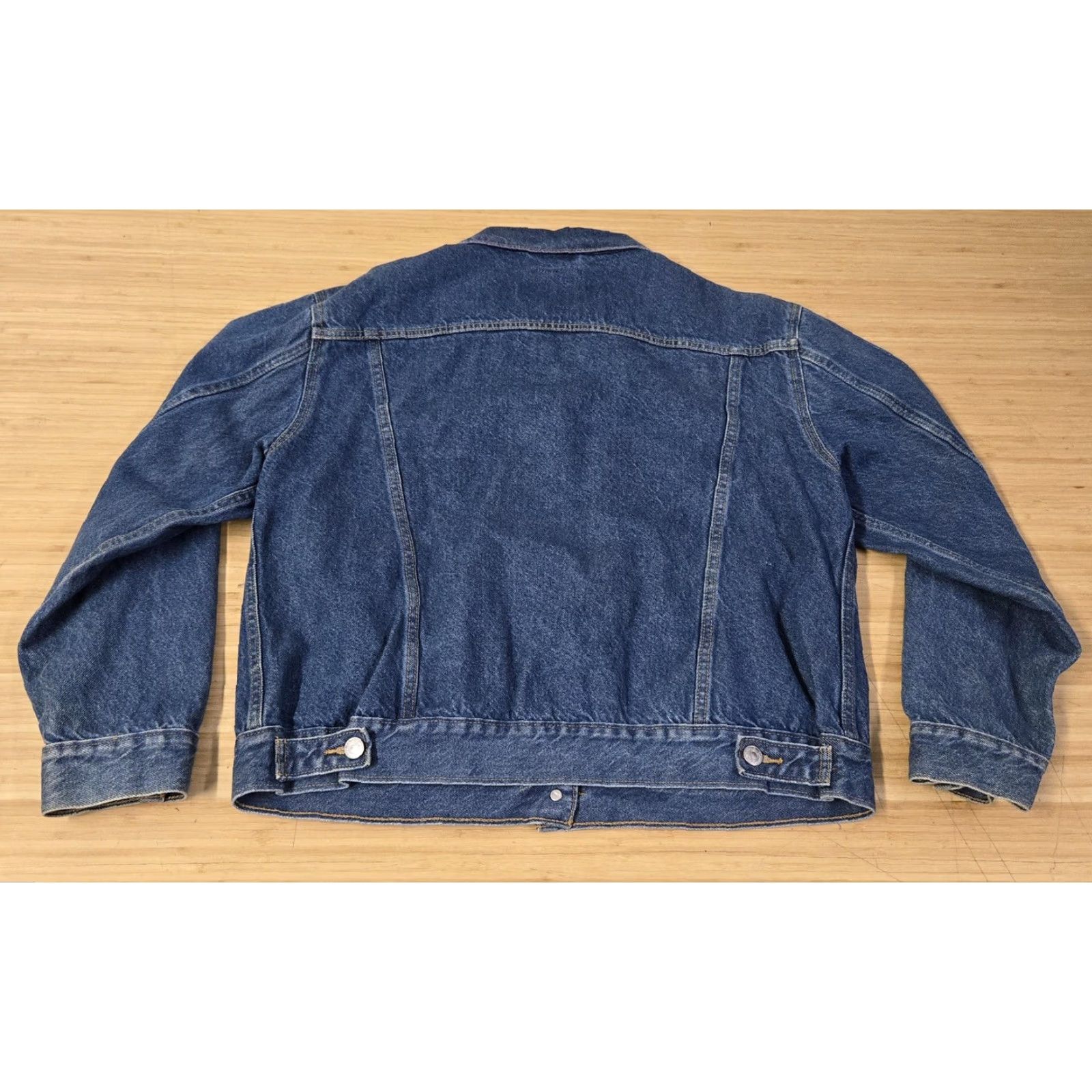 Levi's Levi's Denim Jacket Mens XL Blue Trucker Jacket Casual Western Pockets Size US 36 / EU 52 - 7 Thumbnail