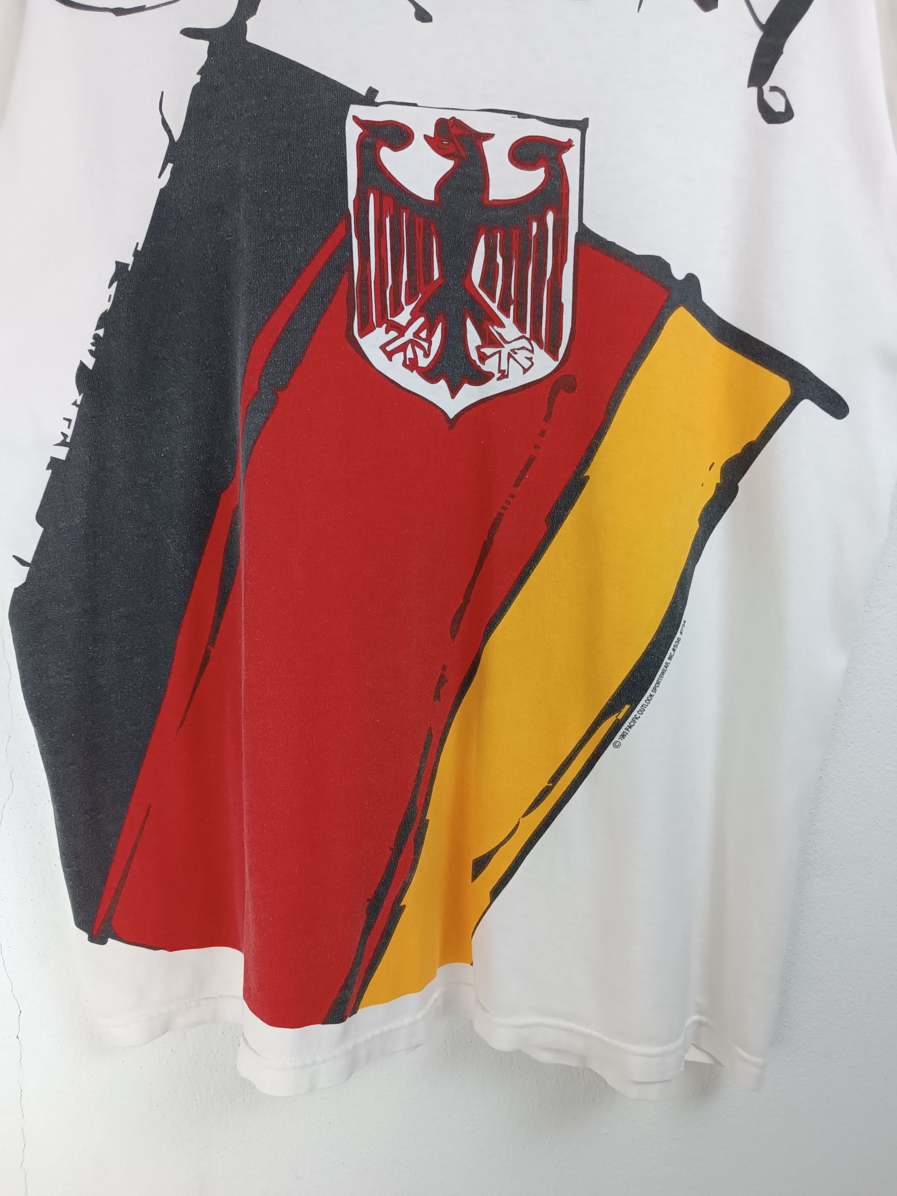 Vintage VINTAGE '94 GERMANY FIFA USA WORLD CUP TEE VERY RARE Size US XL / EU 56 / 4 - 9 Thumbnail