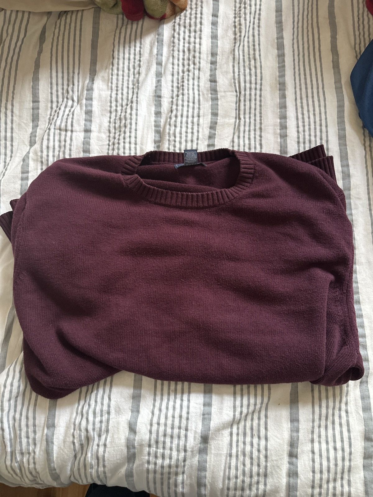 Bass Burgundy Bass Sweater Size US XL / EU 56 / 4 - 3 Thumbnail