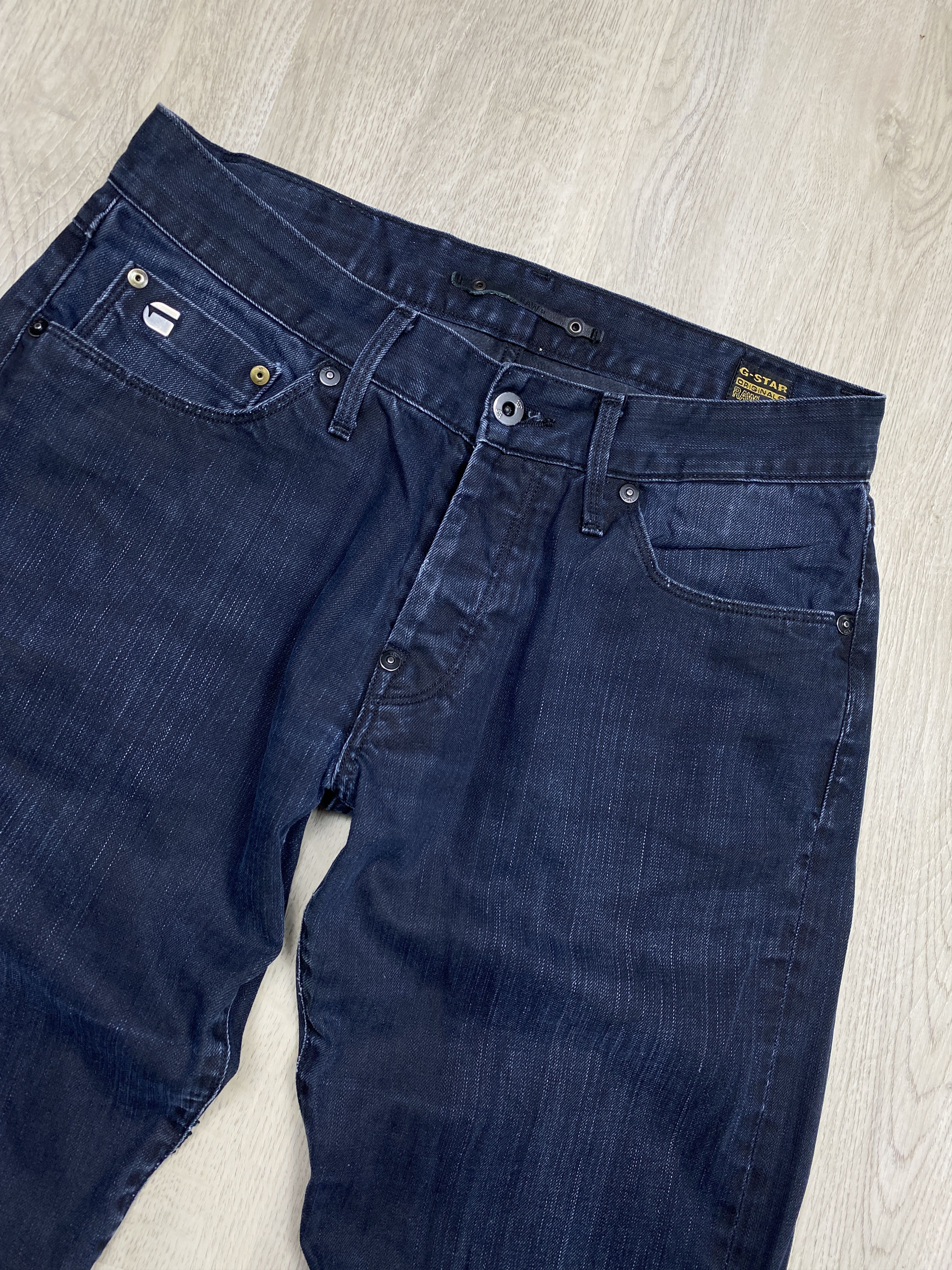 G-Star G Star Raw MC Arthur Straight Vintage Denim Pants Jeans Size US 33 - 2 Thumbnail