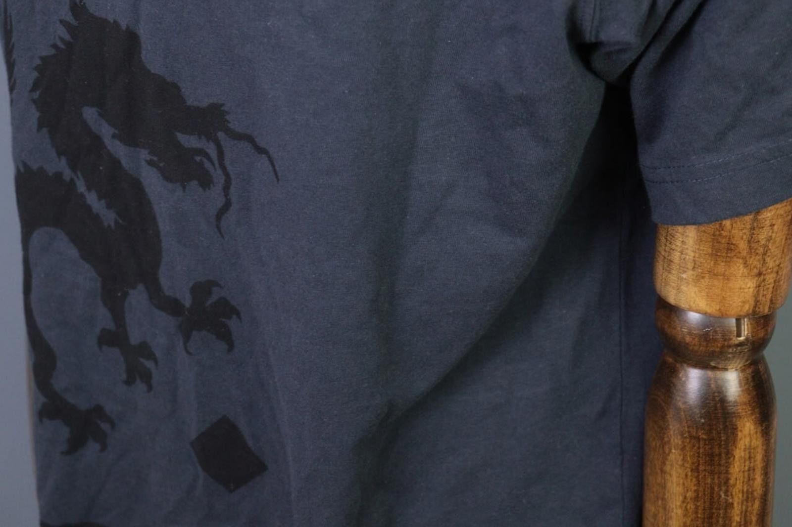 Maharishi Maharishi Blue Graphic Print 100% Cotton Shirt Top Size L Size L / US 10 / IT 46 - 8 Thumbnail