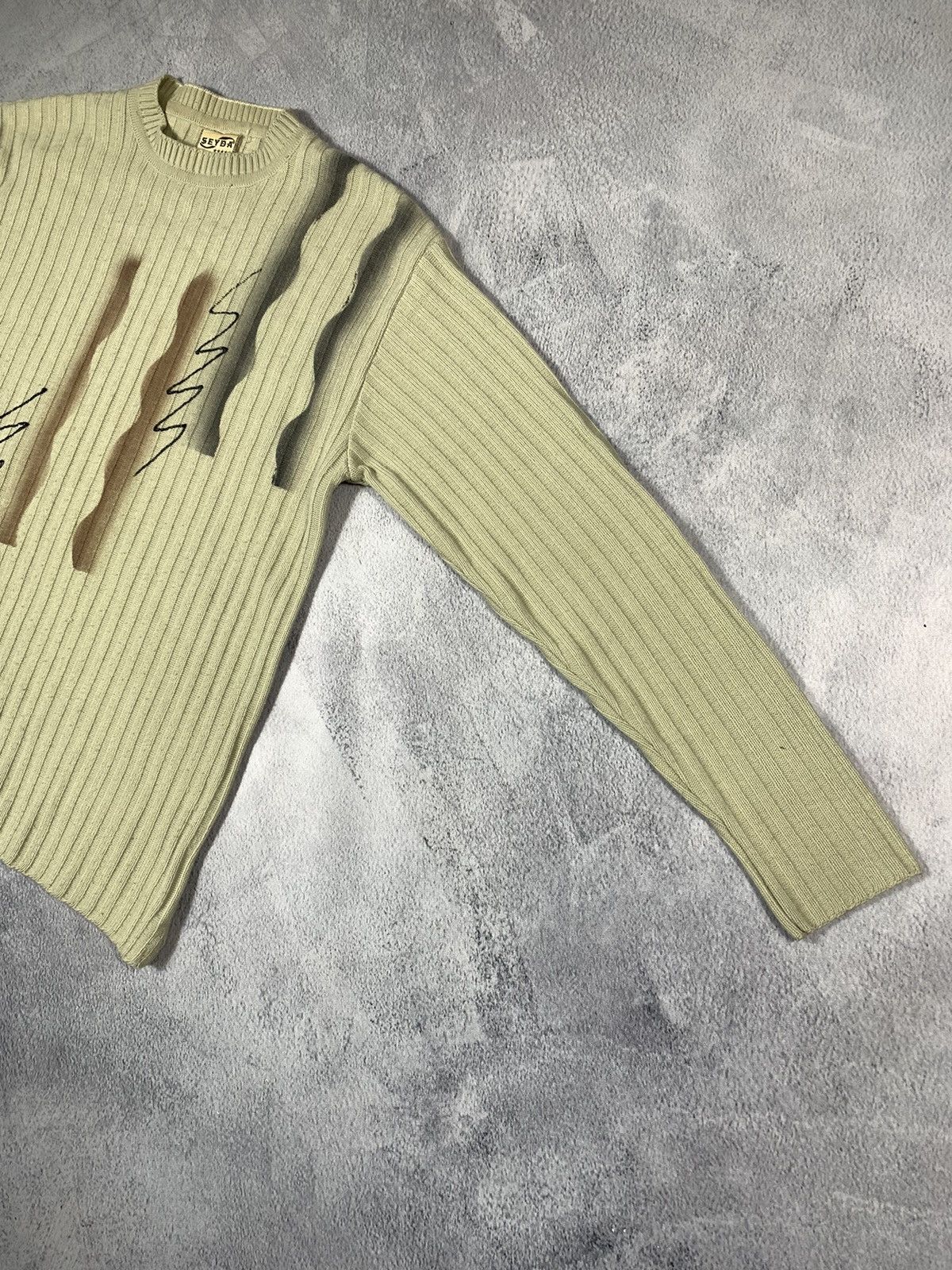 Japanese Brand × Vintage Vintage Y2K Japanese ribbed opium sweater streetwear size M Size US M / EU 48-50 / 2 - 6 Thumbnail
