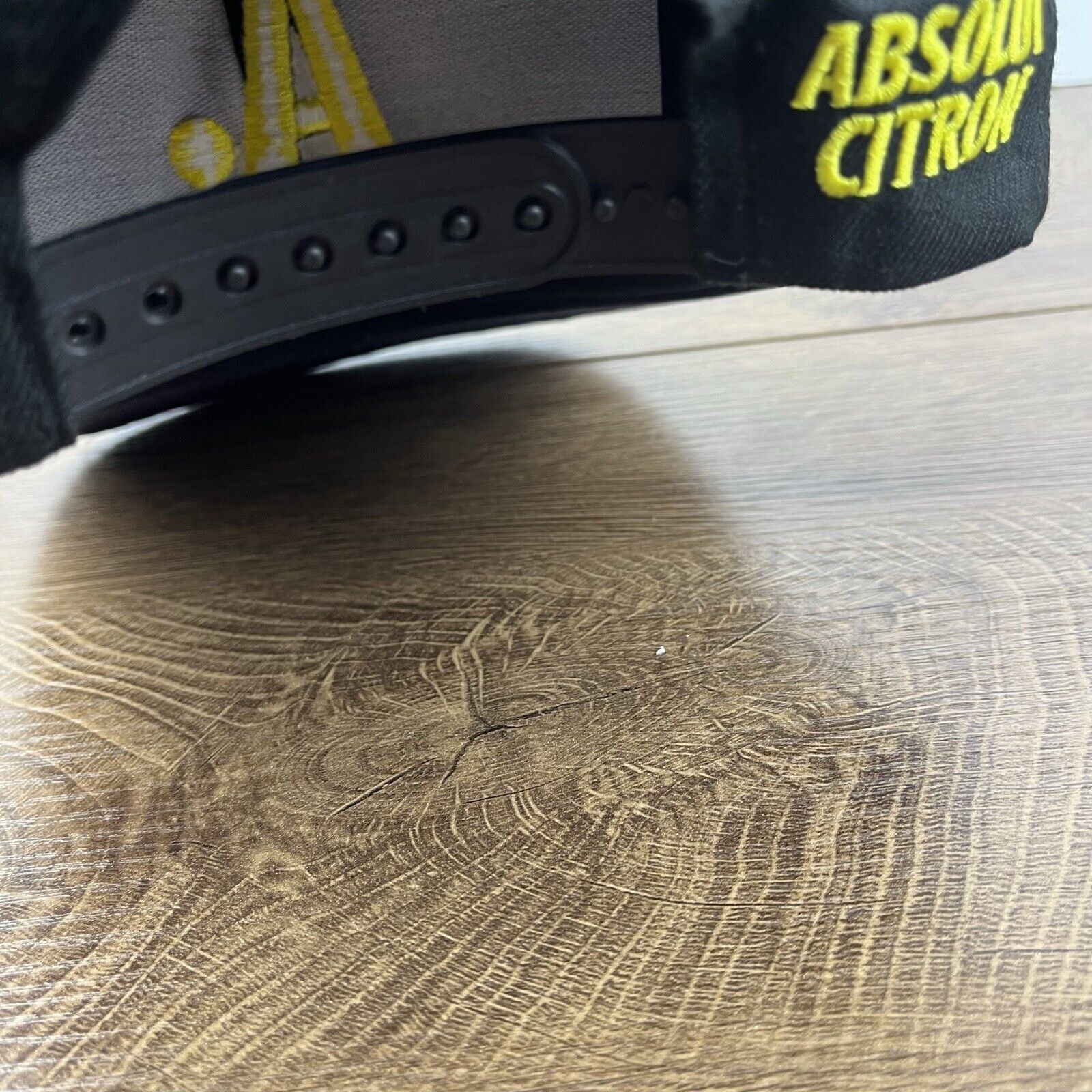 Other Absolut Citron Snapback Hat Black Hat Adjustable Black Adult Size ONE SIZE - 11 Thumbnail