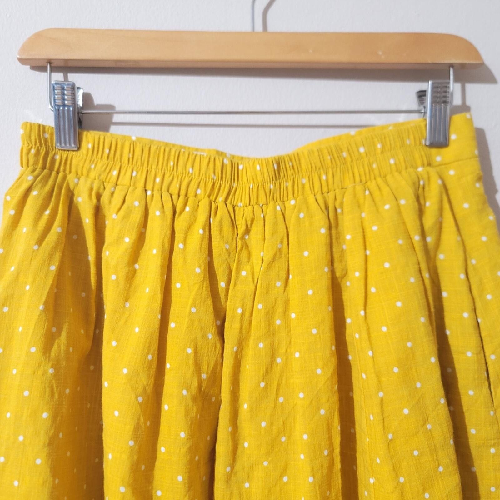 Other Tulip B Polka Dot Mini Skater Skirt Cotton Sz L Grandmacore Size 36" / US 14 / IT 50 - 6 Thumbnail