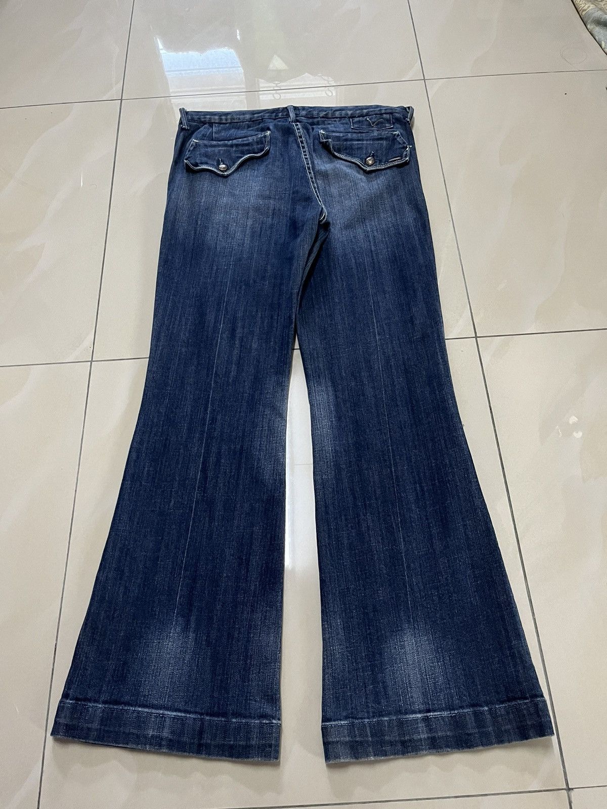 JNCO Flare Jeans Vigoss brand baggy distressed faded wideleg Size US 34 / EU 50 - 11 Thumbnail