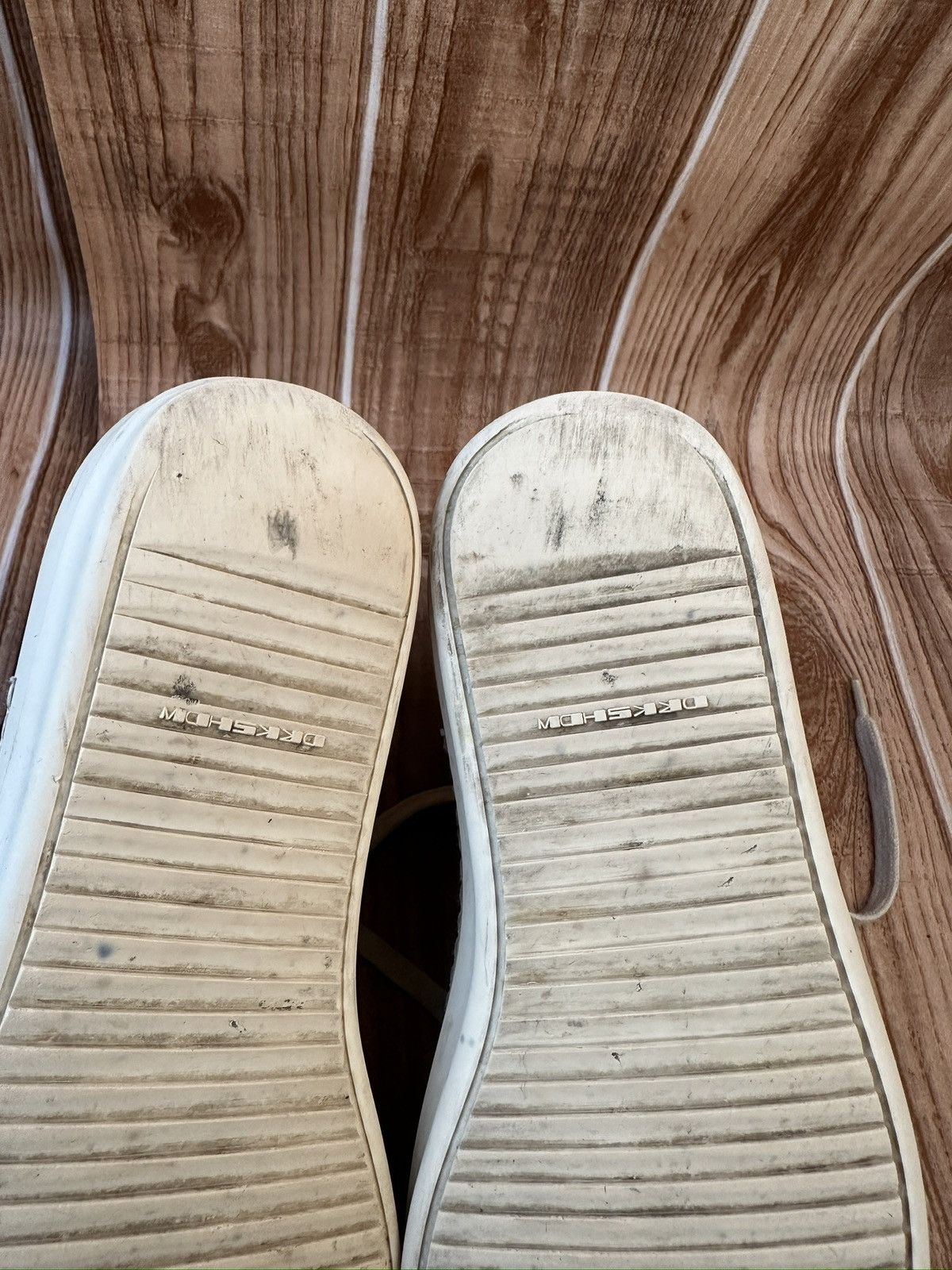 Rick Owens Rick Owens DRKSHDW Nylon Ramones Two Tone Stitch Lowtops Size US 8.5 / EU 41-42 - 19 Thumbnail