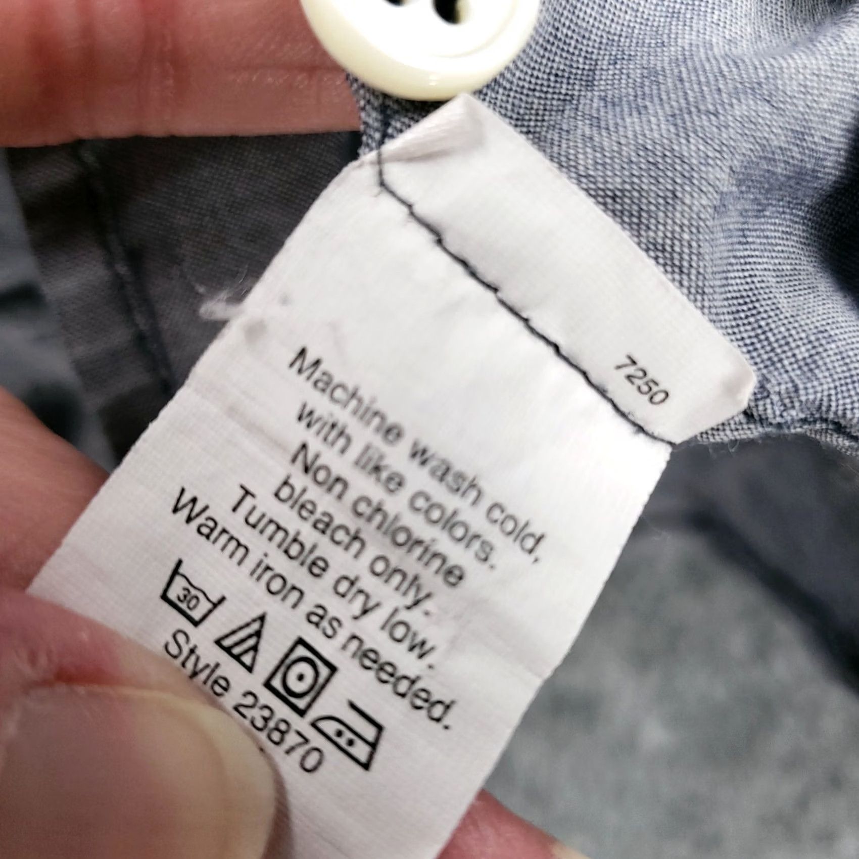 J.Crew J.CREW Shirt Womens XS Button-Up Gray Pockets Long Sleeve Cotton Size XS / US 0-2 / IT 36-38 - 4 Thumbnail