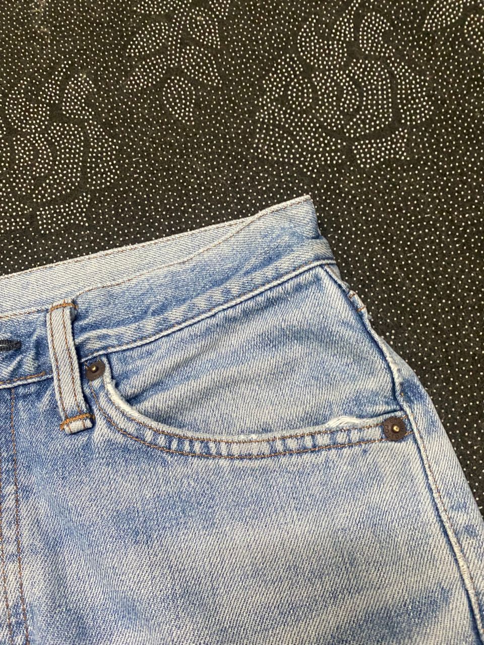 Edwin 💥FLARE💥VINTAGE EDWIN DISTRESSED DENIM JEANS Size US 29 - 8 Thumbnail