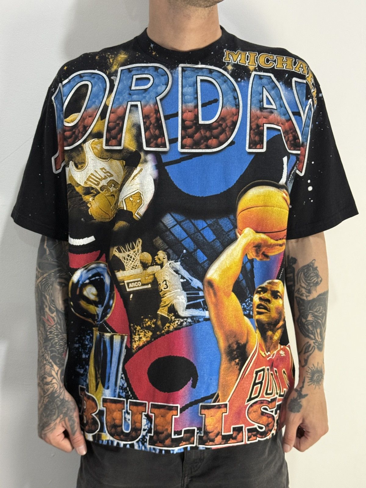 Other Chicago Bull Micheal Jordan RapTee style Tshirt *limit 59pcs Size US XL / EU 56 / 4 - 1 Thumbnail