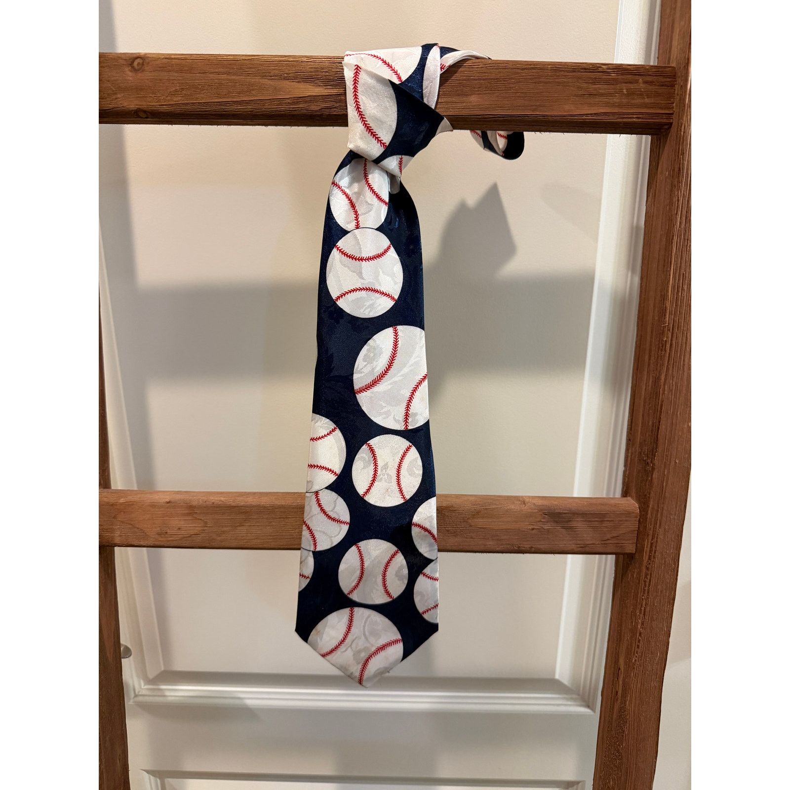 Other Dino Romero- Navy baseball necktie Size ONE SIZE - 1 Thumbnail