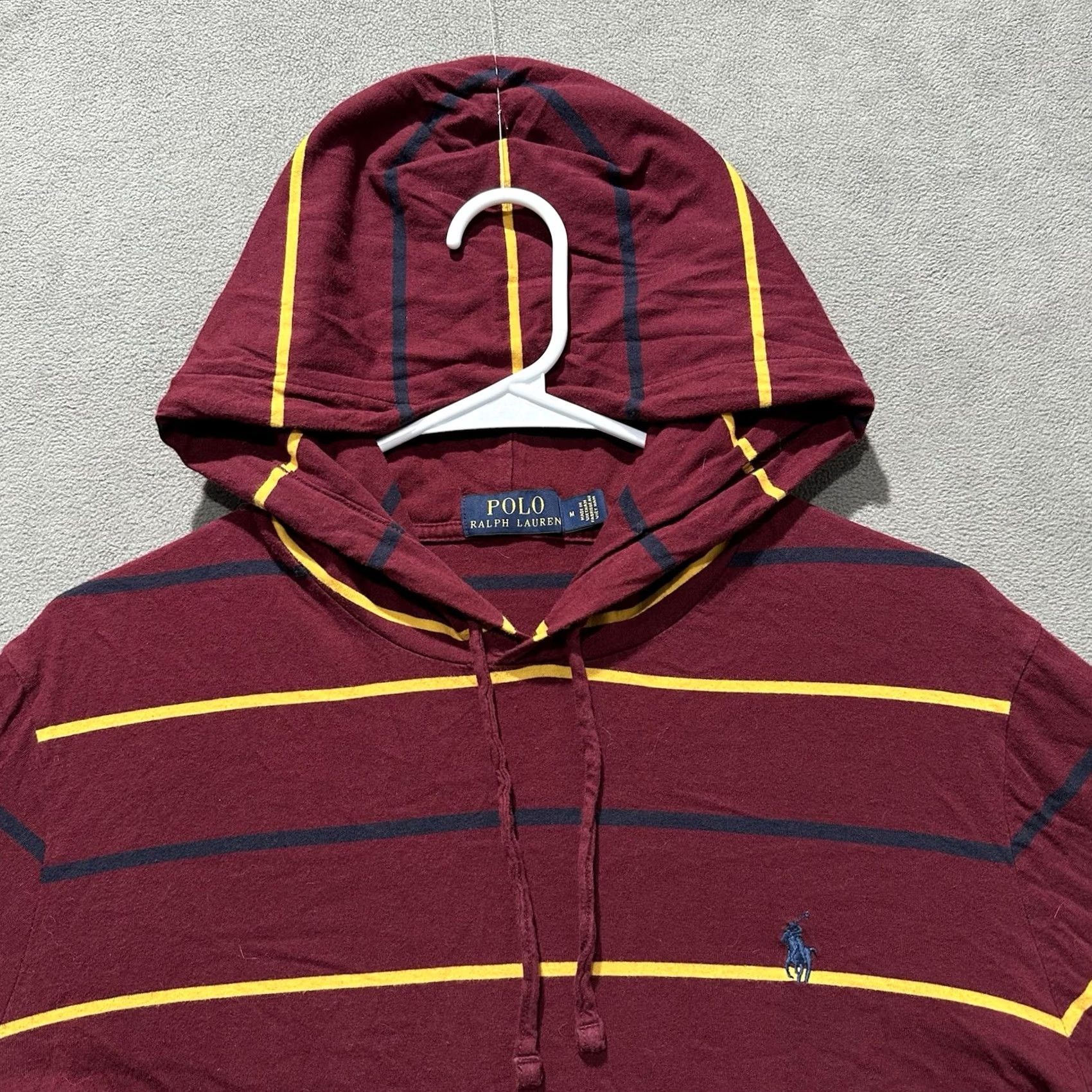 Polo Ralph Lauren Polo Ralph Lauren Hoodie Men M Red Pullover Long Sleeve Drawstring Size US M / EU 48-50 / 2 - 3 Thumbnail