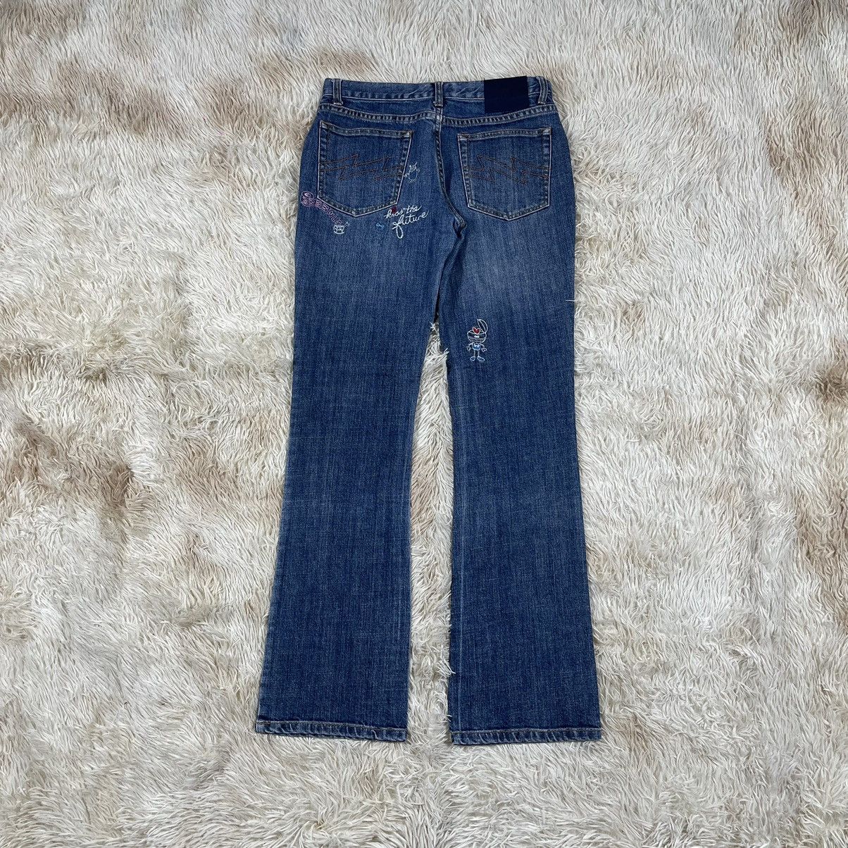 W&LT W&LT - Walter Van Beirendonck - Flared Denim Jeans Size 28" / US 6 / IT 42 - 4 Thumbnail