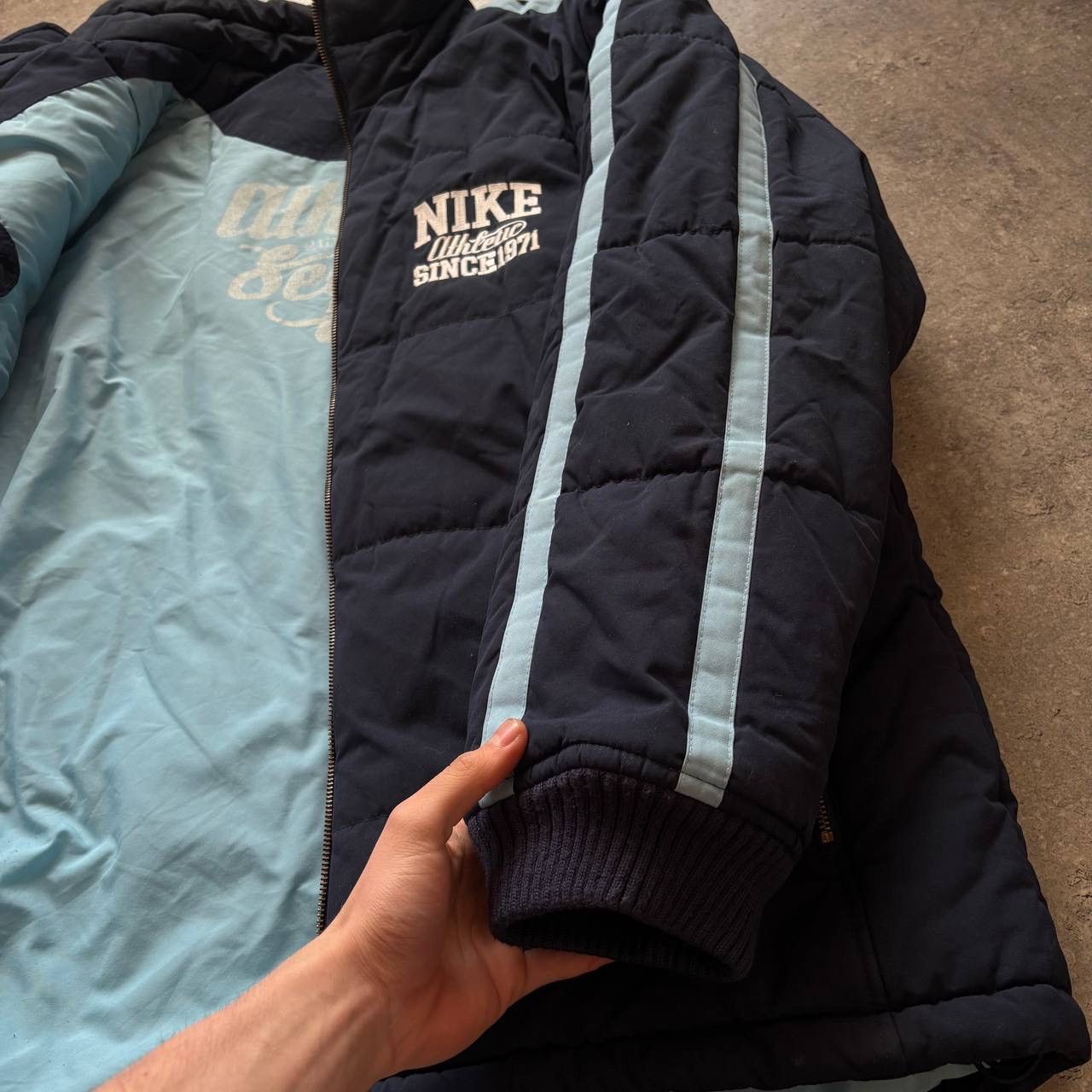 Nike Vintage 90s Nike Athletic Puffer Jacket Size US XL / EU 56 / 4 - 6 Thumbnail