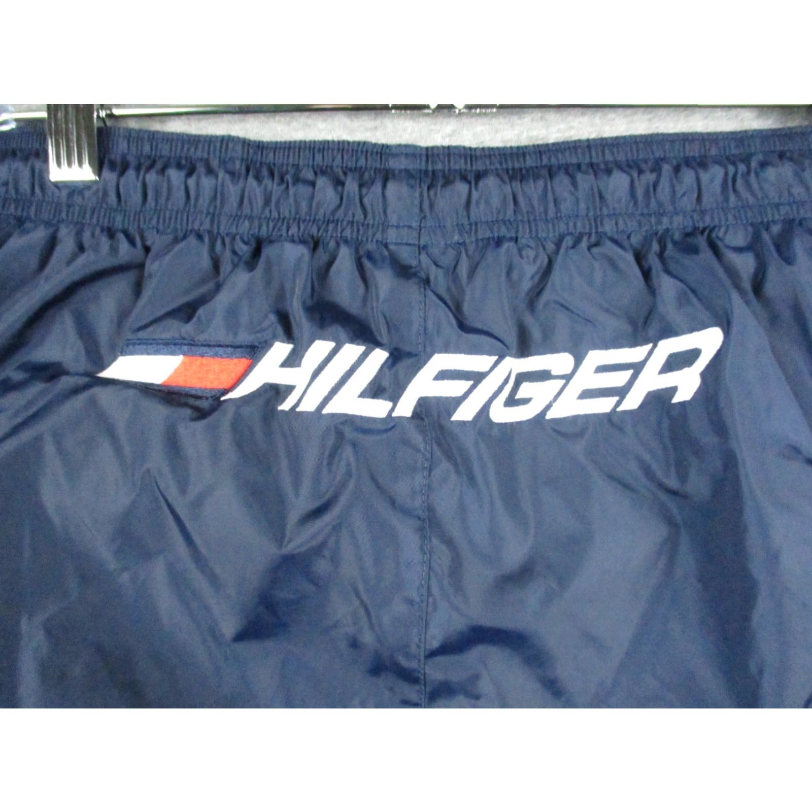 Tommy Hilfiger VINTAGE Tommy Hilfiger Track Pants XL Men Blue Lined Zip Ankle Drawstring Size US 36 / EU 52 - 6 Thumbnail