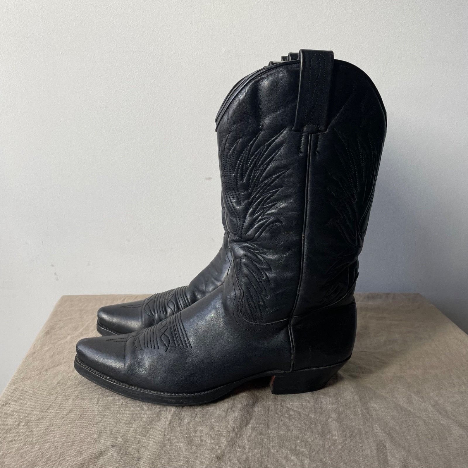 Tony Mora Vintage Spain Made Leather Western Boots 9661AC