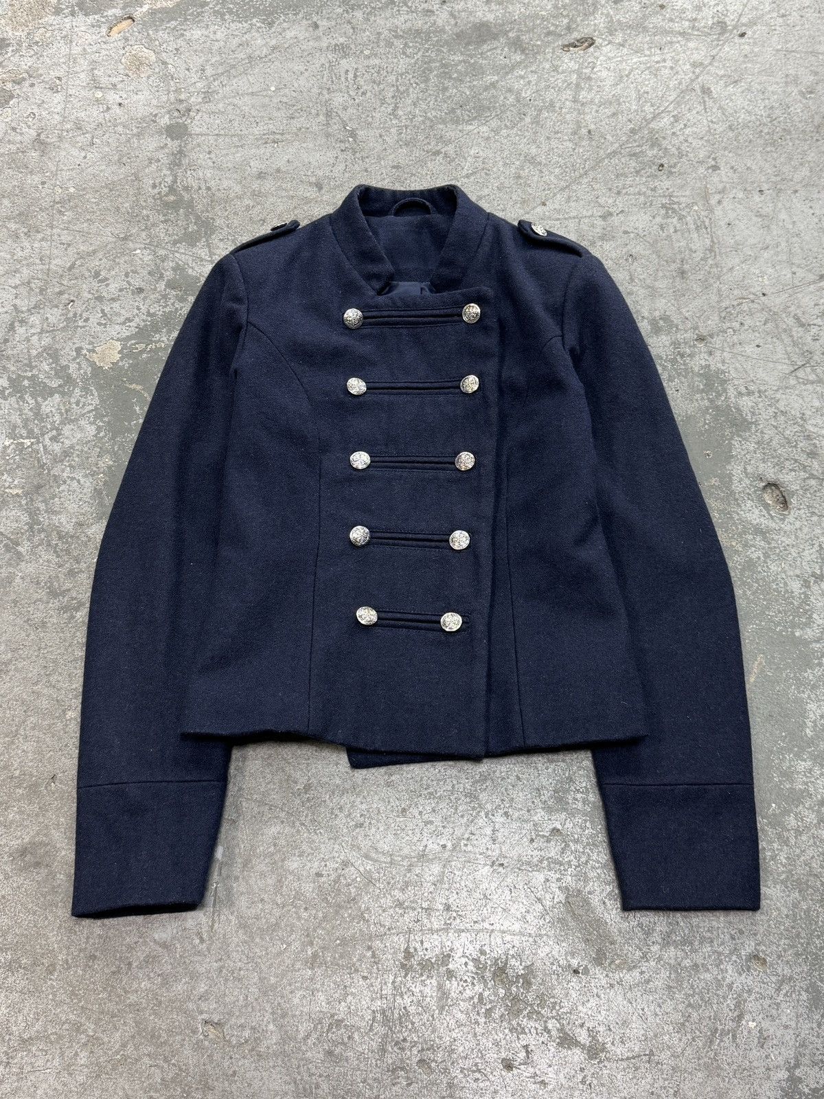 Vintage Vintage Avant Garde Opium y2k Napoleon Leather Jacket Size M / US 6-8 / IT 42-44 - 3 Thumbnail