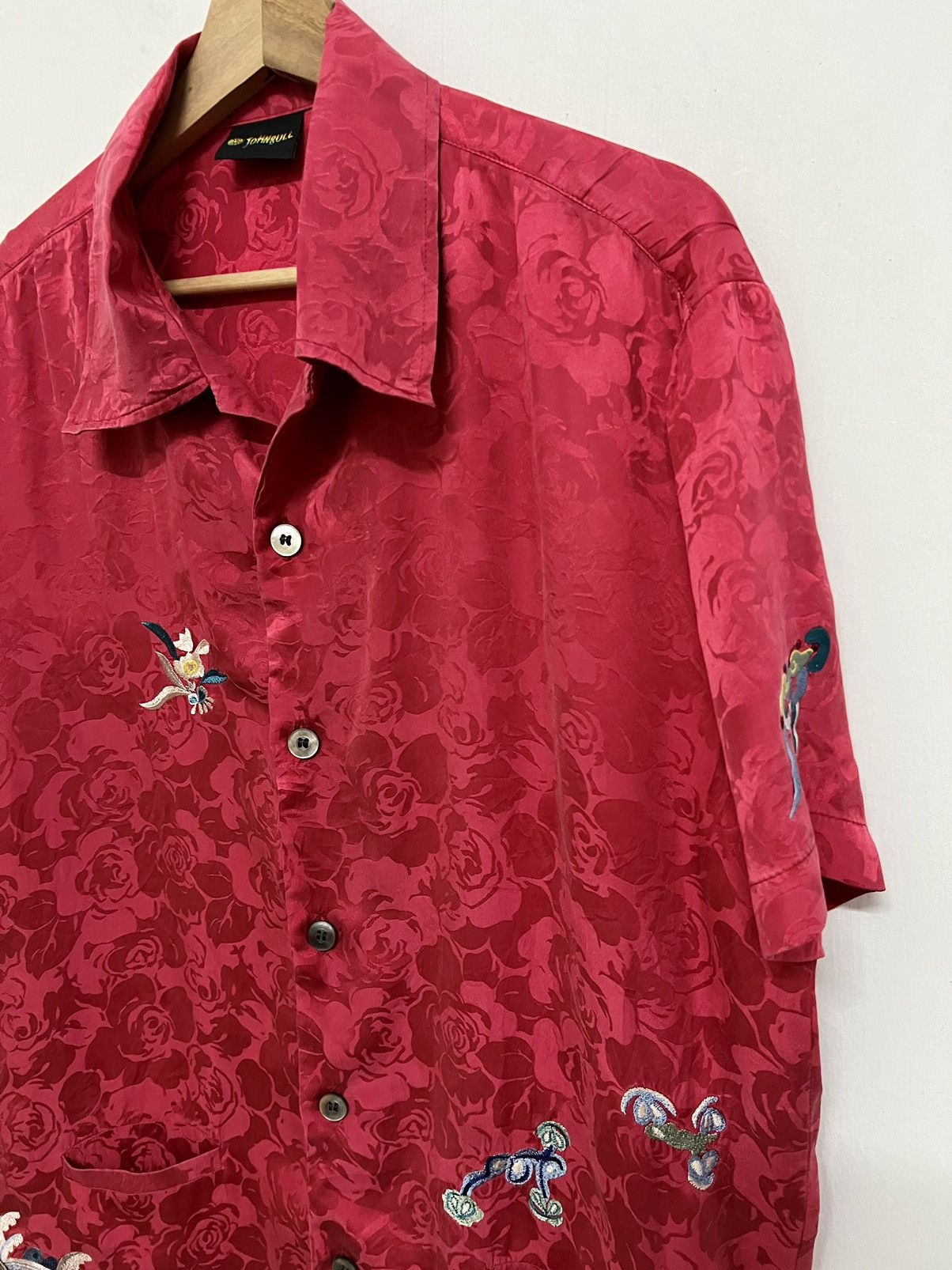 Japanese Brand × Johnbull VINTAGE JOHN BULL EMBROIDERY FLORAL SAMPLE SHIRT Size US M / EU 48-50 / 2 - 5 Thumbnail