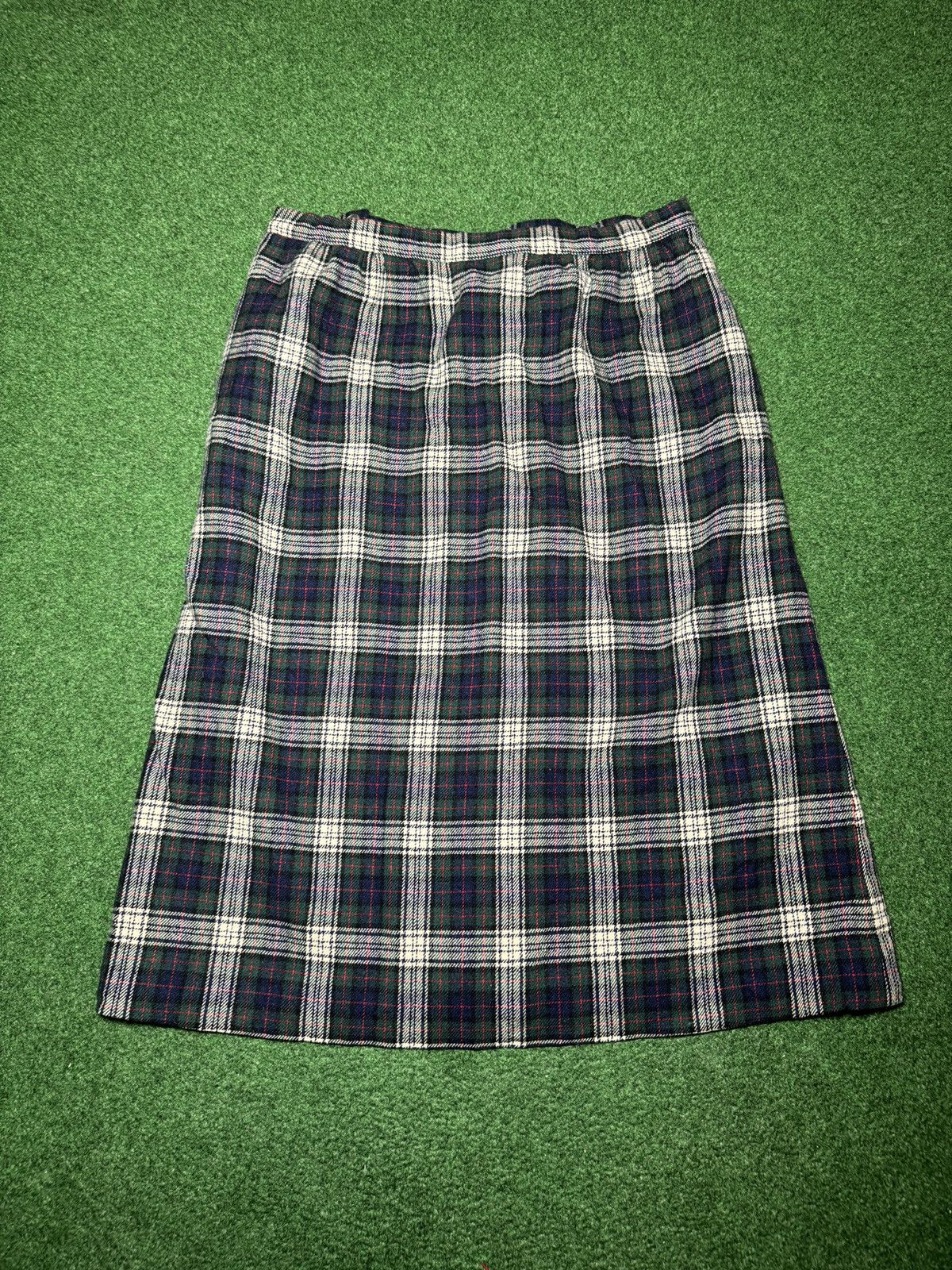 Pendleton Vintage Pendleton Plaid Wool Flannel Murray Tartan Skirt Size 36" / US 14 / IT 50 - 4 Thumbnail