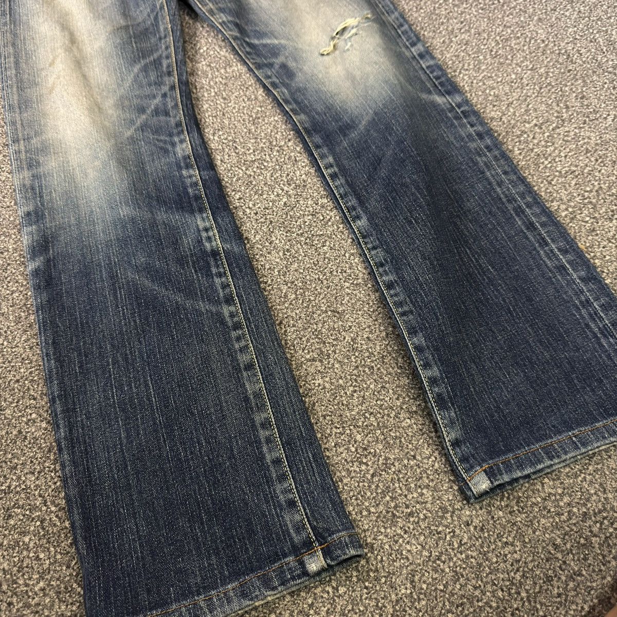 Undercover × Uniqlo 🔥🇯🇵 Vintage 90s S001 Uniqlo UJ Slim Fit Straight Jeans Denim Size US 28 / EU 44 - 6 Thumbnail